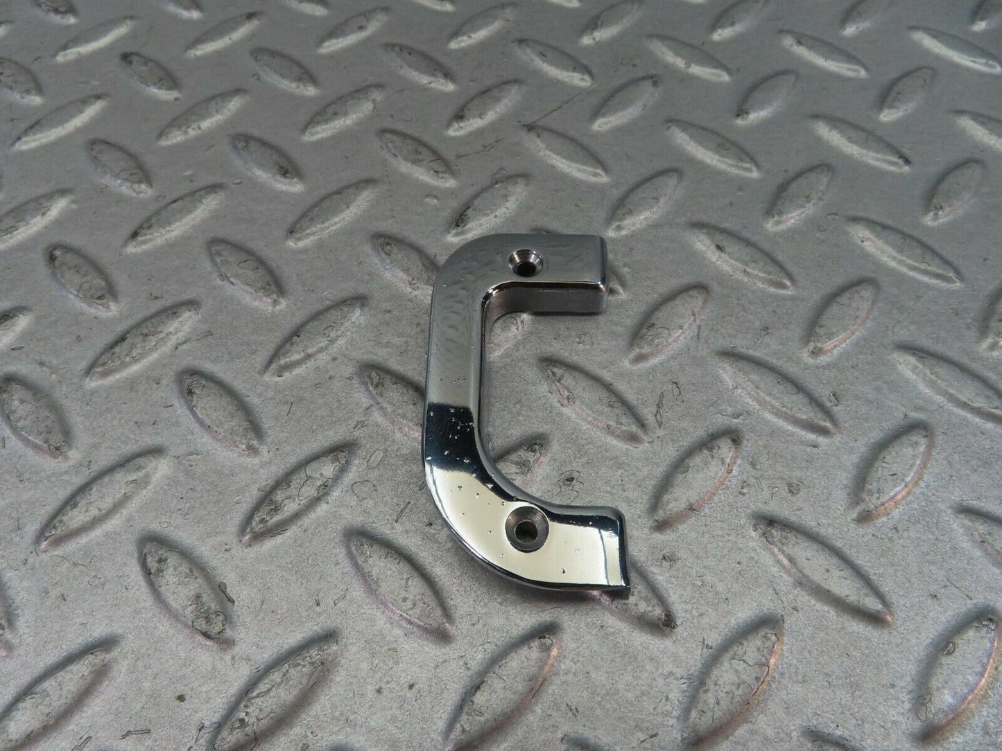 8723 Mercedes-Benz W123 Left Interior Chrome Door Latch Trim 1237230124
