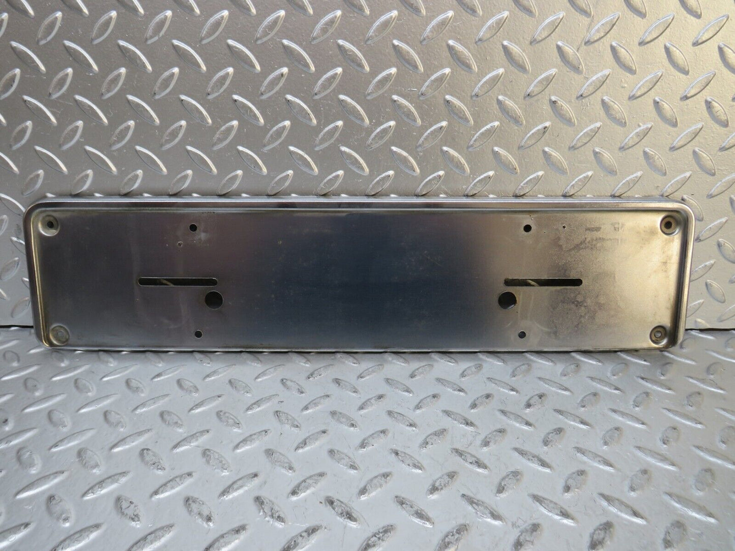 28248 Mercedes-Benz S123 240D Wagon Rear number Plate Holder Chrome