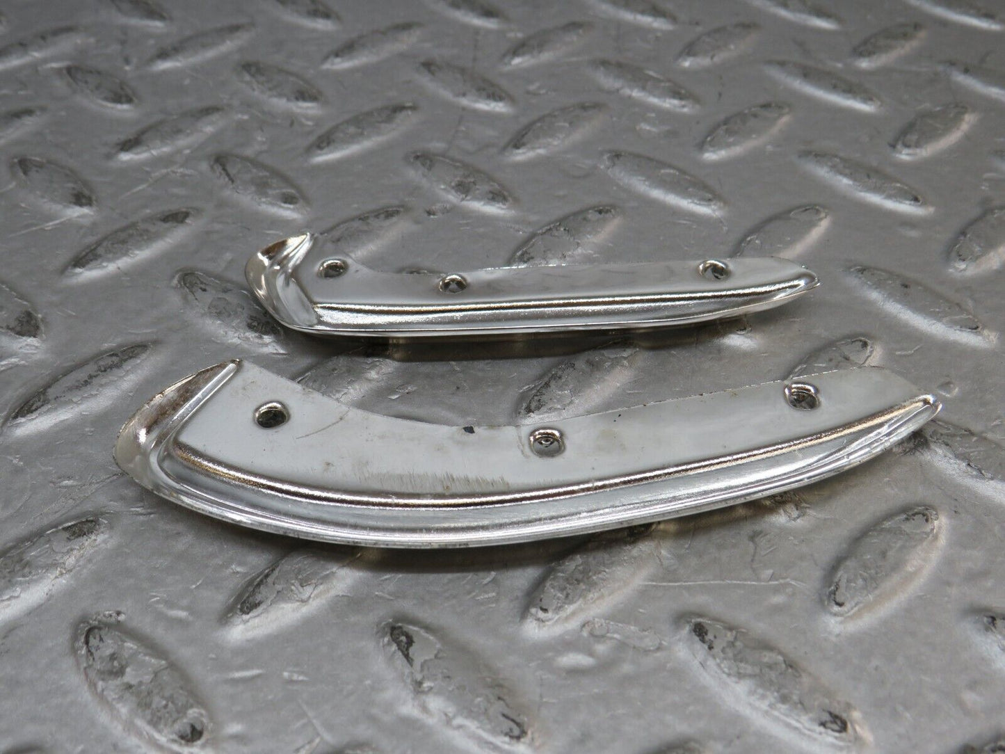 37298 Mercedes-Benz W109 300SEL Interior Door Handle Chrome Trim Pair Right