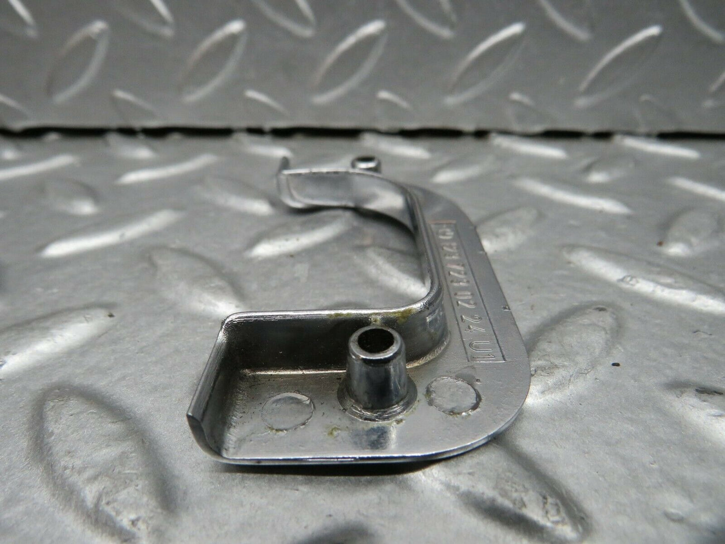 21969 Mercedes-Benz S123 280TE Wagon Right Chrome Door Latch Trim 1237230224