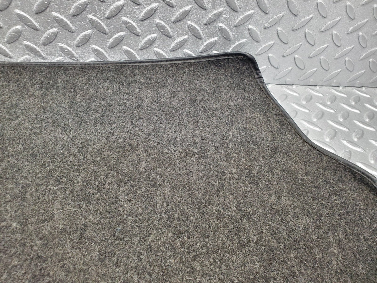 W201 Baby Benz trunk boot floor carpet grey used OEM