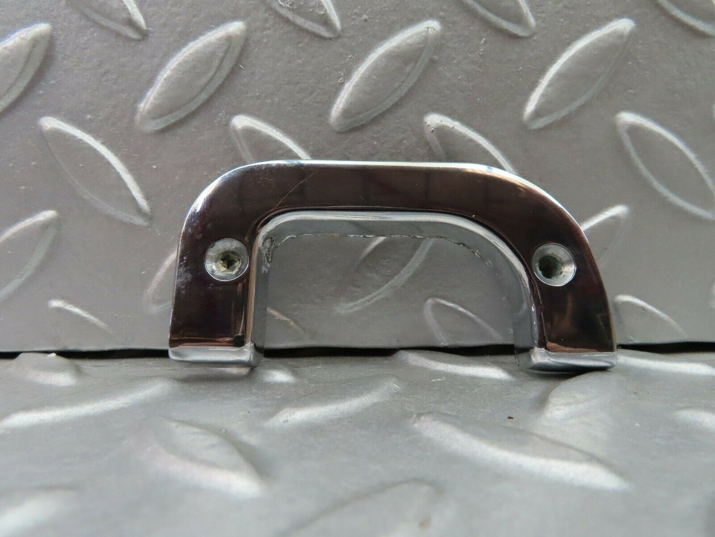 6070 Mercedes-Benz W126 380SE Right Interior Chrome Door Latch Trim 1237230224