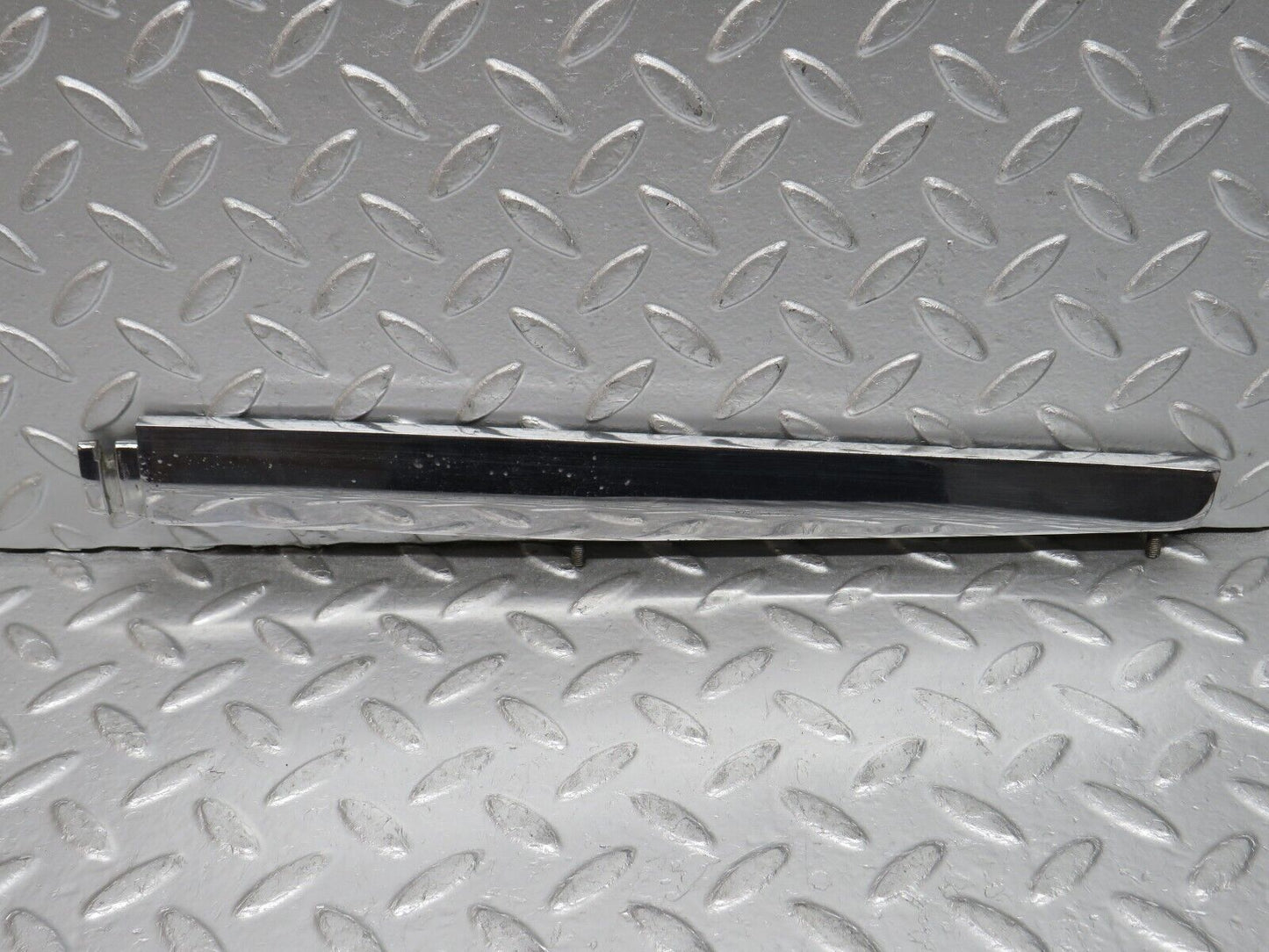 0664 Mercedes-Benz C107 350SLC Coupe Trunk Chrome Handle Moulding Left 1076901380