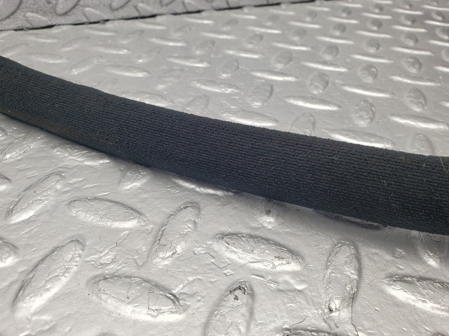 W201 Baby Benz front left door edge seal black used OEM