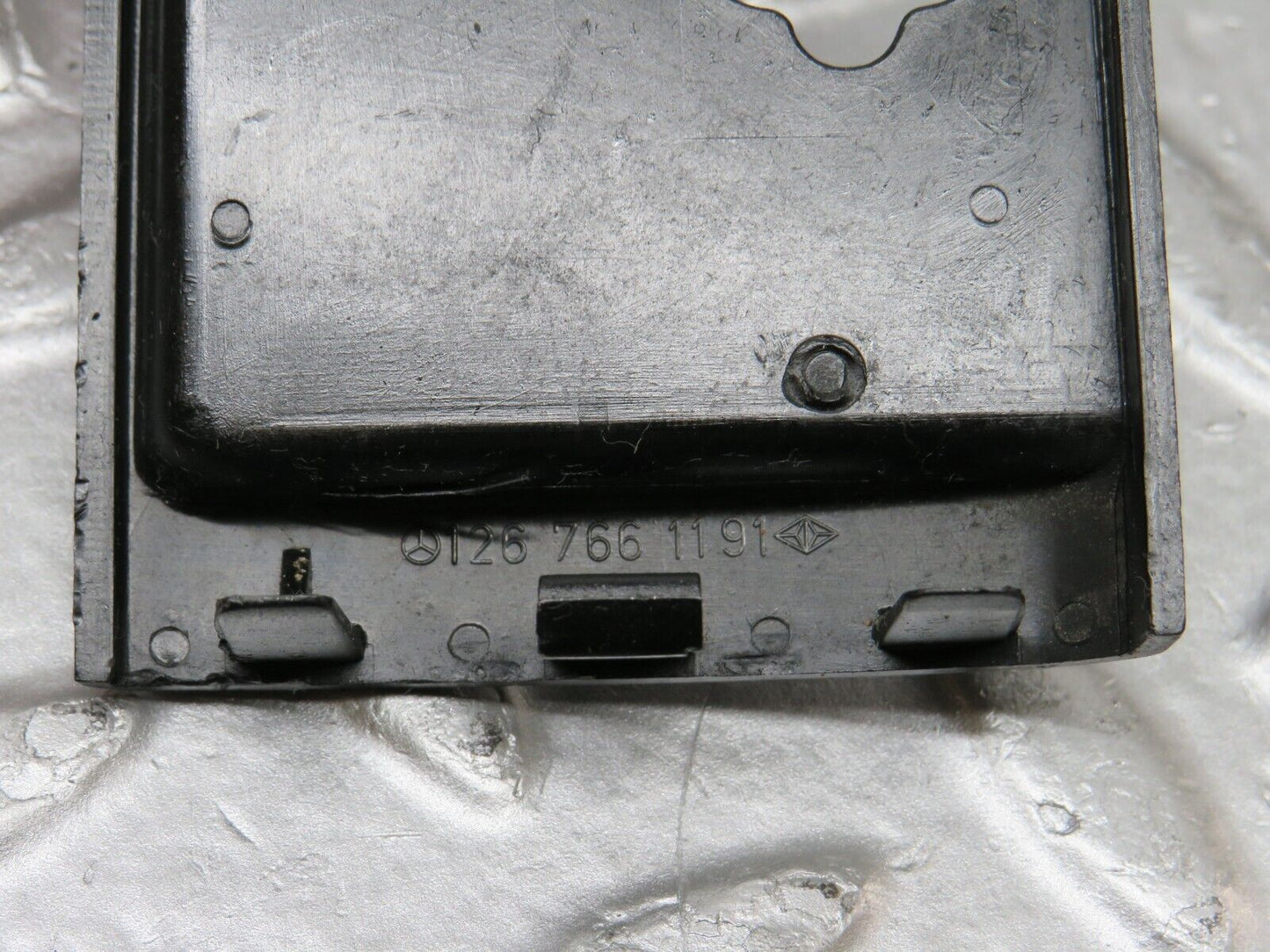 34325 Mercedes-Benz C126 380SEC Left Electric Seat Adjustment Cover Trim 1267661191