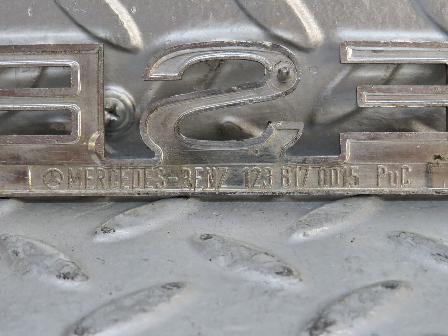 28335 Mercedes-Benz S123 240D Wagon Trunk Badge DIESEL Emblem 1238170015