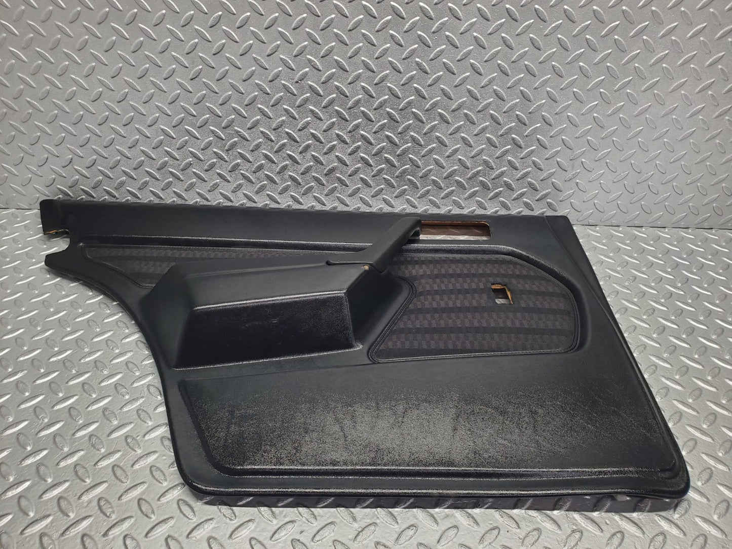 W201 Baby Benz rear left door card black used OEM