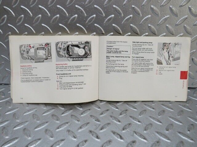 27099 Mercedes-Benz S124 Wagon Owners Manual 1245842981