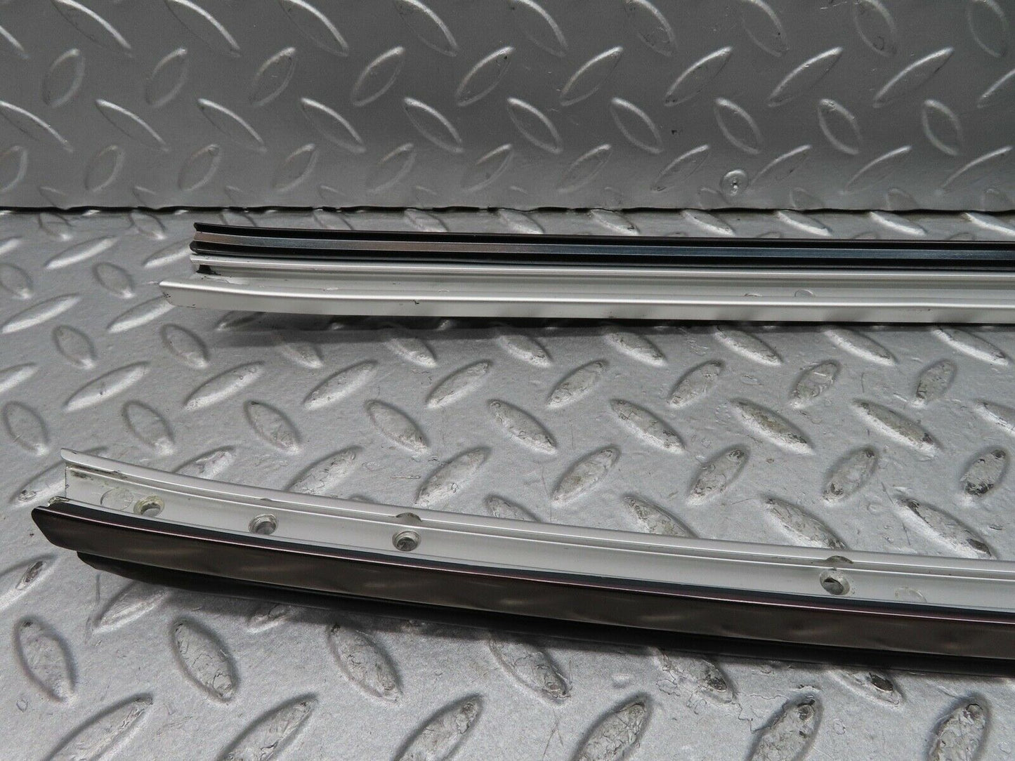 17207 Mercedes-Benz R129 300SL Coupe A Pillar Chrome Trim Cover Pair