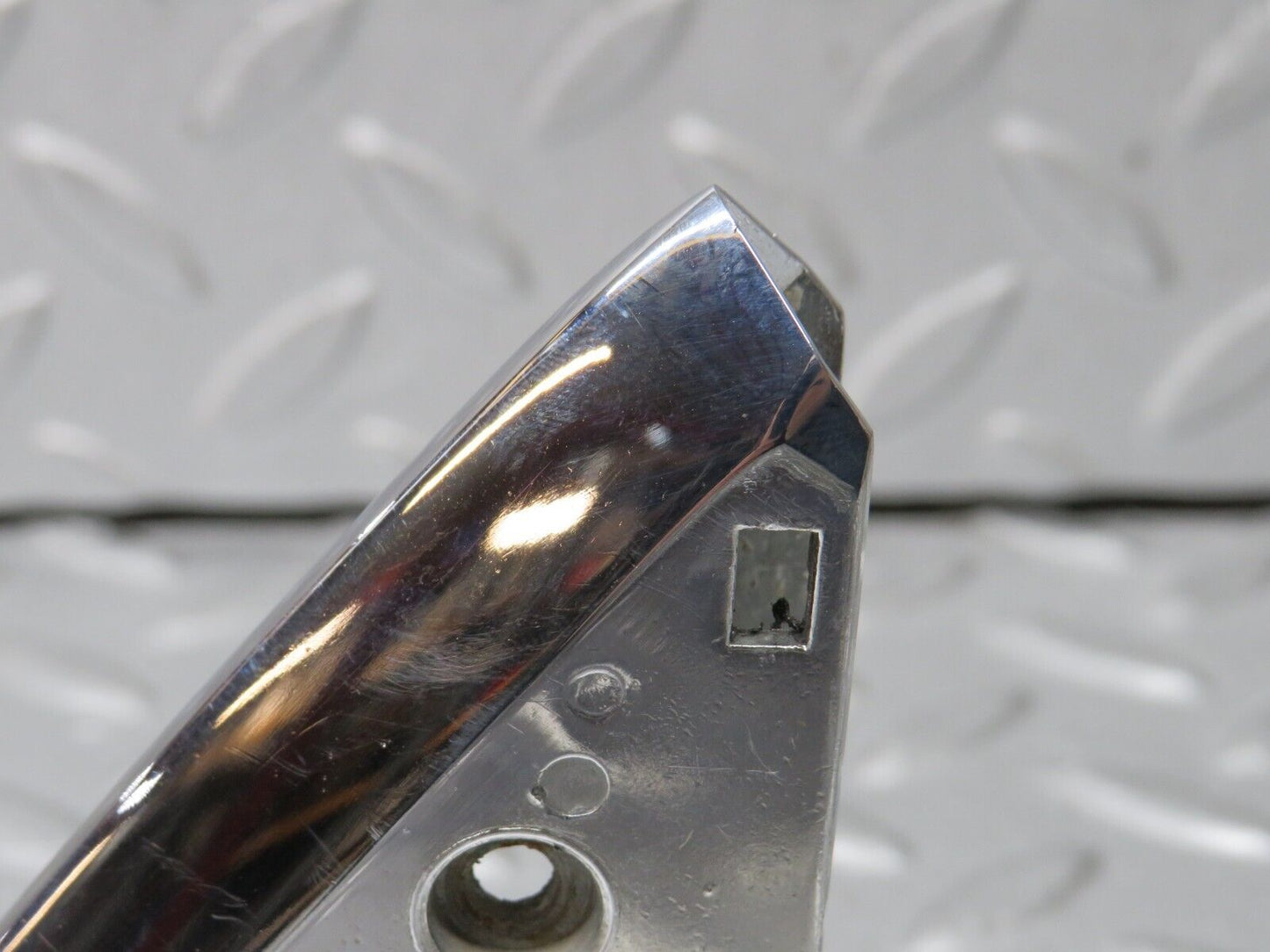 39120 Mercedes-Benz R107 500SL Left Wing Mirror Triangle Chrome Bracket