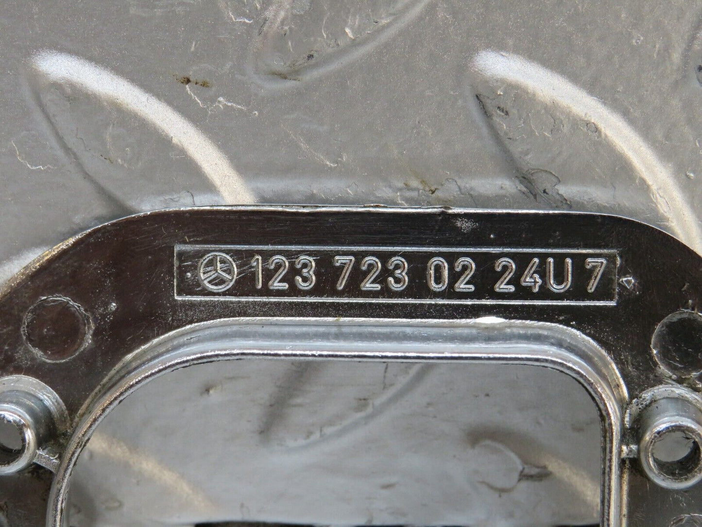 28280 Mercedes-Benz S123 240D Wagon Right Interior Chrome Latch Trim 1237230224