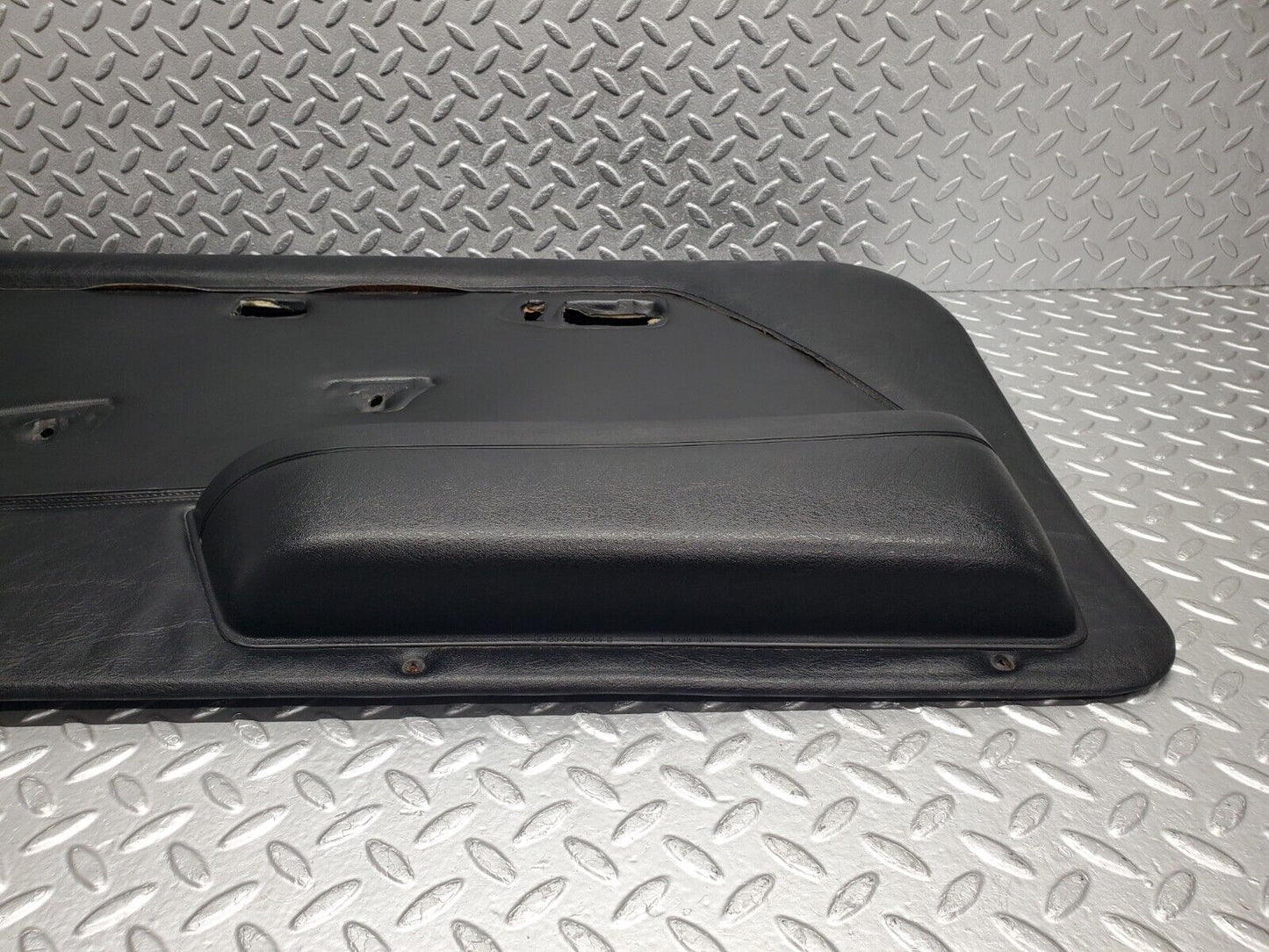46420 Mercedes-Benz C123 280CE Coupe Left Door Card Black Leather 1237270564