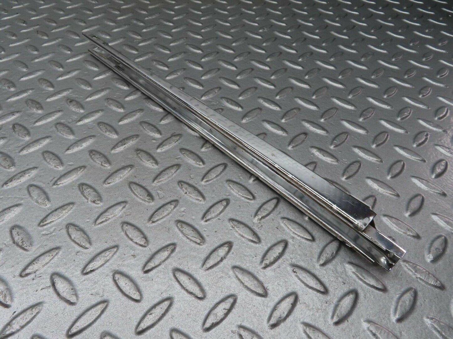 13193 Mercedes-Benz W111 220S Rear Left Door Front Chrome Window Channel