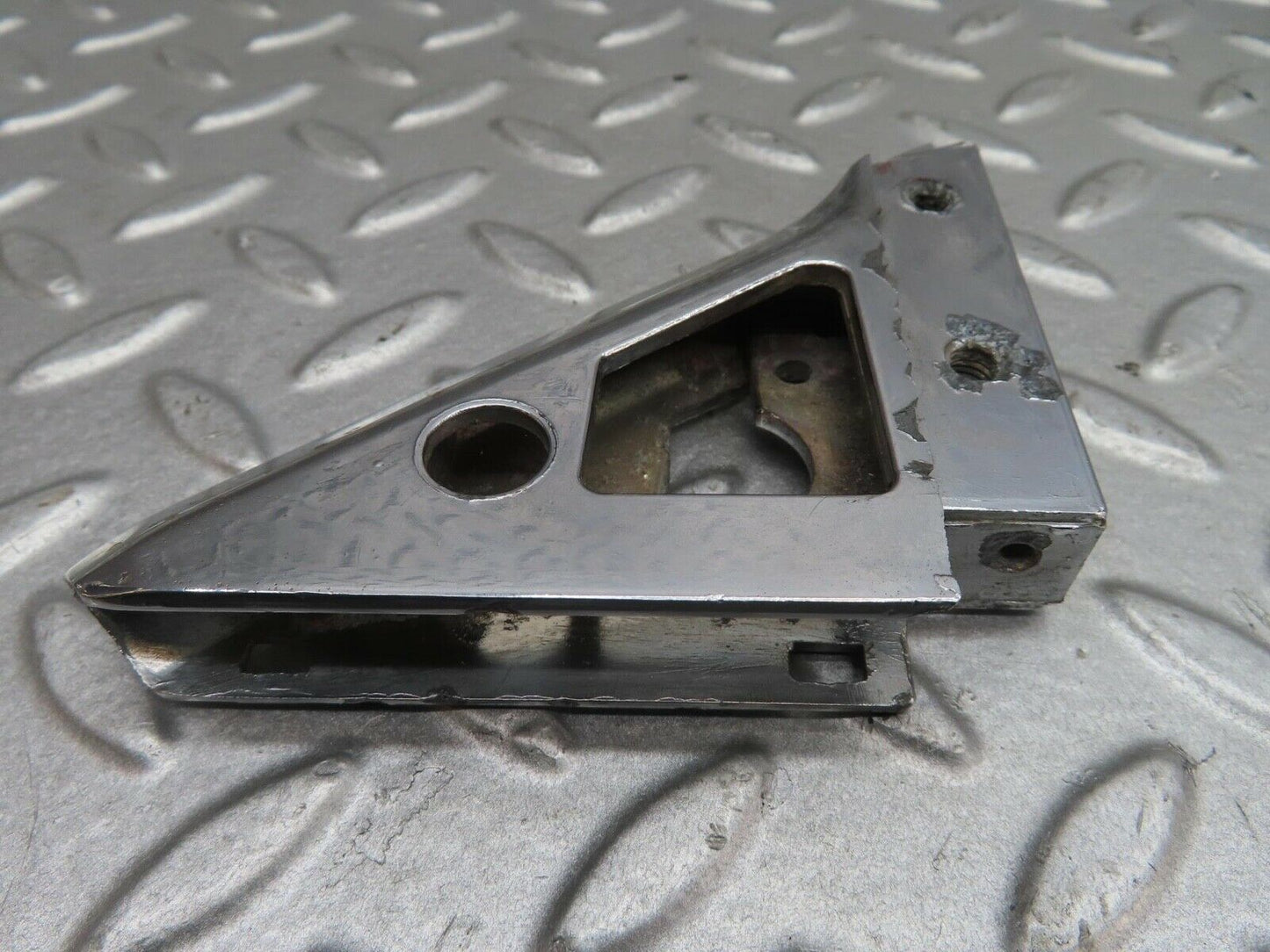 13808 Mercedes-Benz R107 450SL Right Wing Mirror Triangle Chrome Bracket