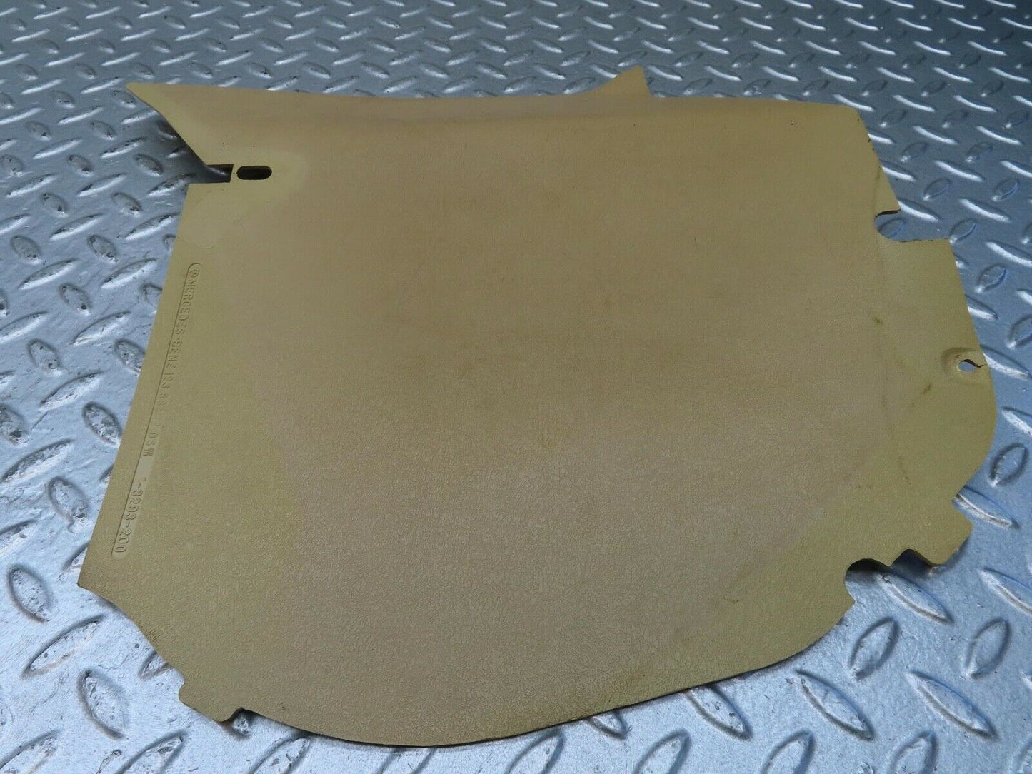 13473 Mercedes-Benz W123 200 Front Right Kick Panel Cream 1236881206