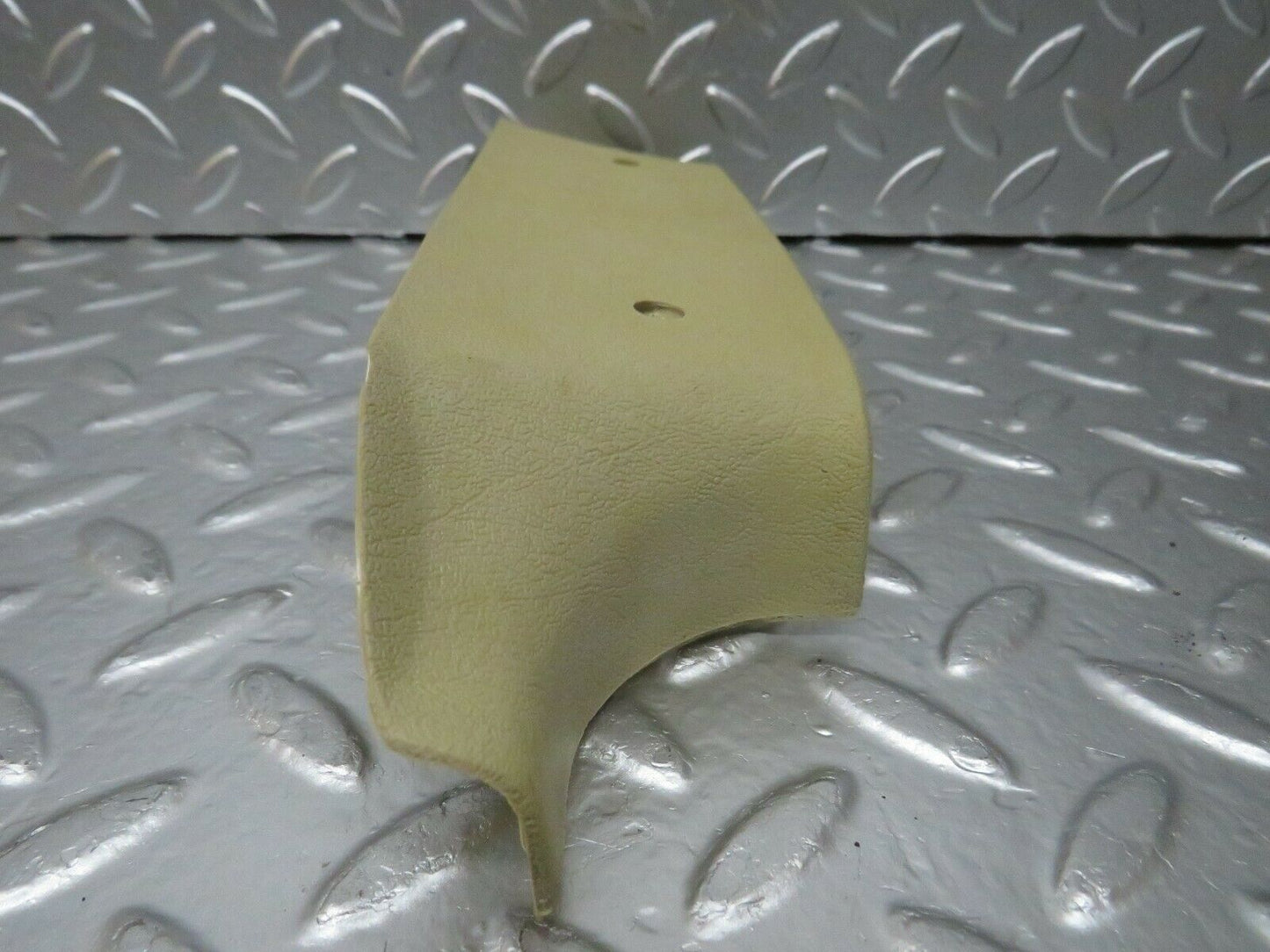 23959 Mercedes-Benz W123 280E B Pillar Bottom Cover Right Side Beige 123692222