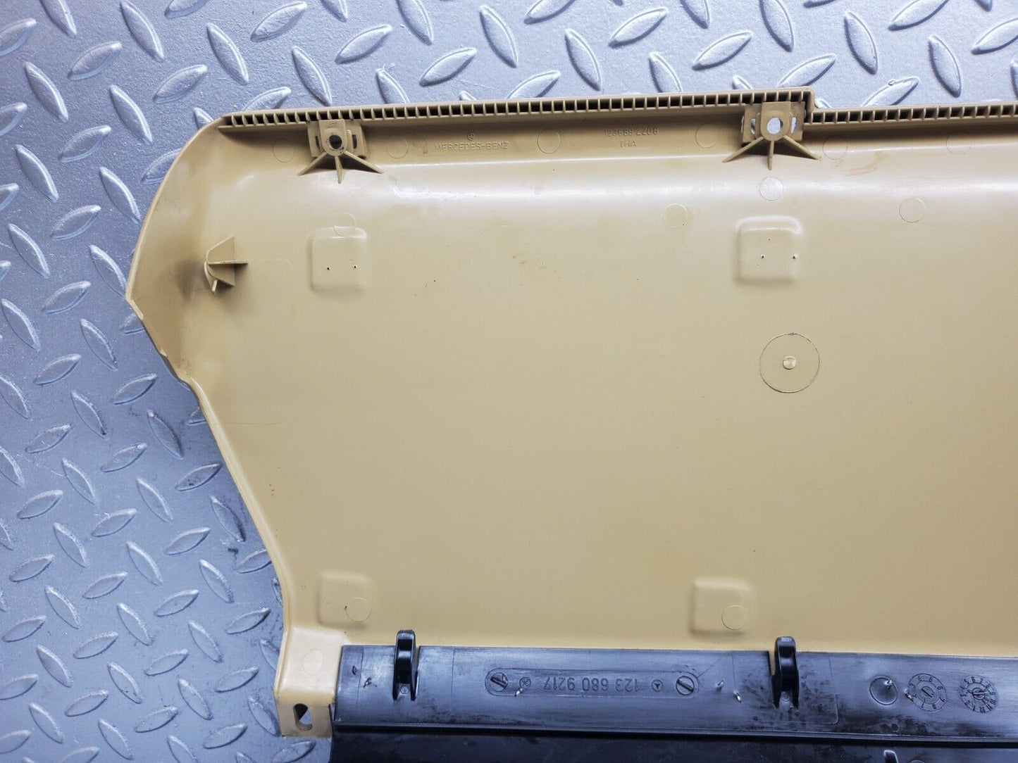 44328 Mercedes-Benz W123 280E Under Dash Panel Right Side Beige 1236892208