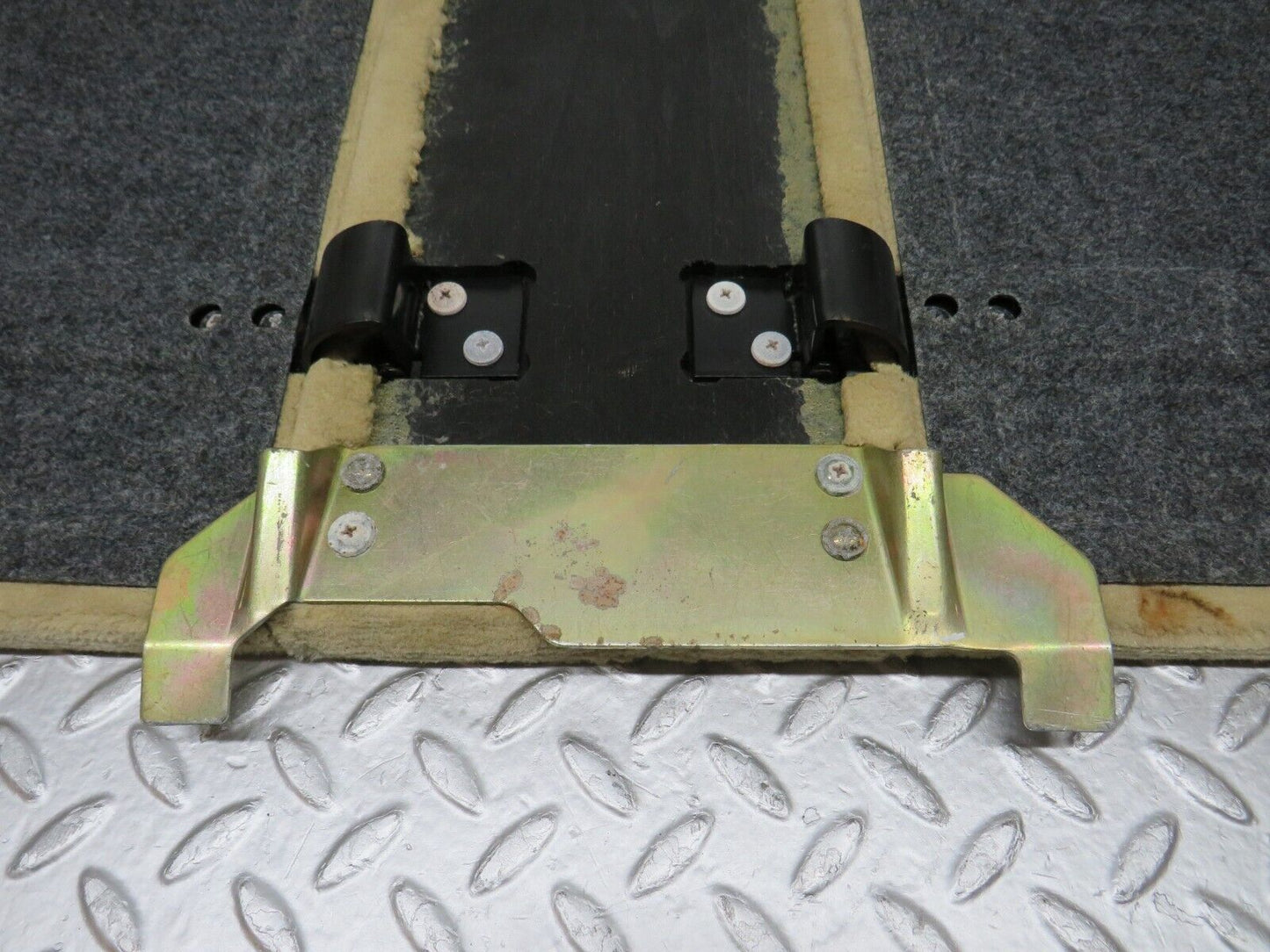 38278 Mercedes-Benz R129 280SL Coupe Rear Storage Carpet Panel Beige 1296840179 1296840279