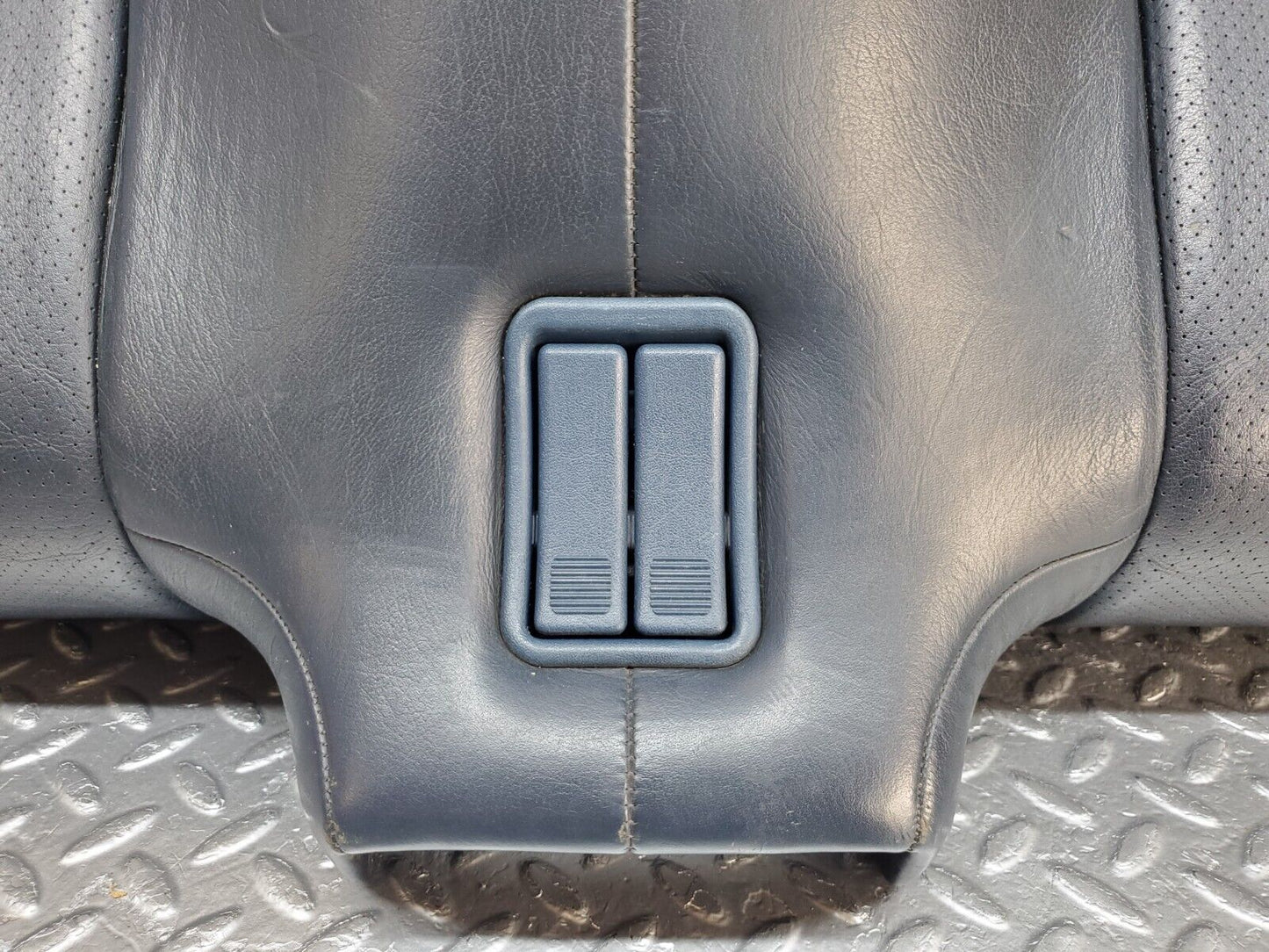 45156 Mercedes-Benz R129 300SL Coupe Rear Seat Set Blue Leather 1299220001