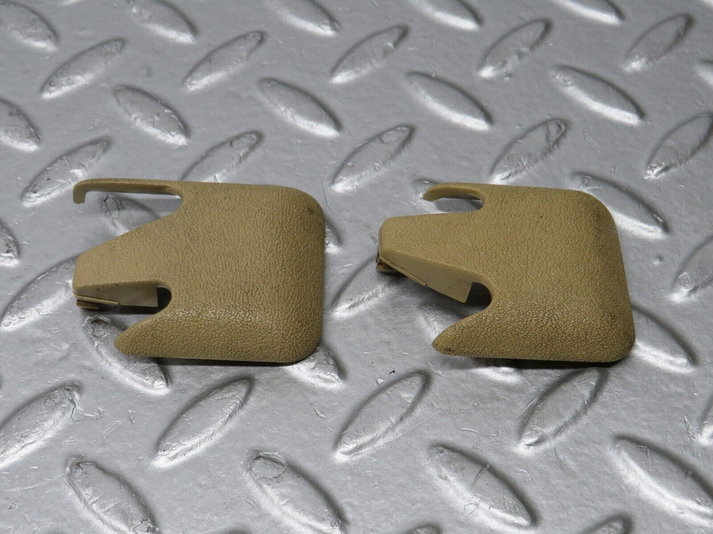 38952 Mercedes-Benz W201 190E 2.6L Front Seat Rail Trim Cover Beige 1246842118 1246842218