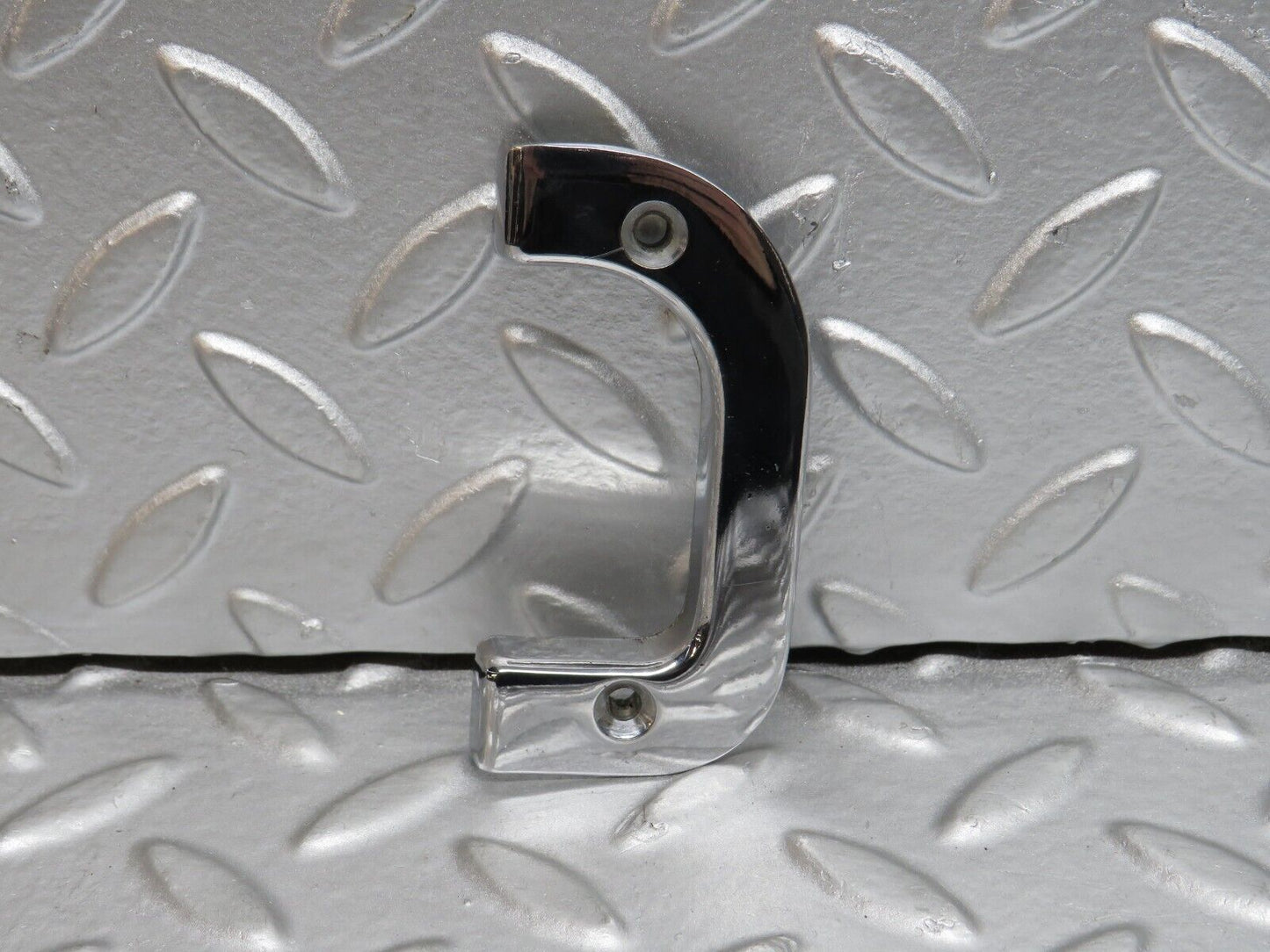 32179 Mercedes-Benz W123 230E Left Interior Chrome Door Latch Trim 1237230124