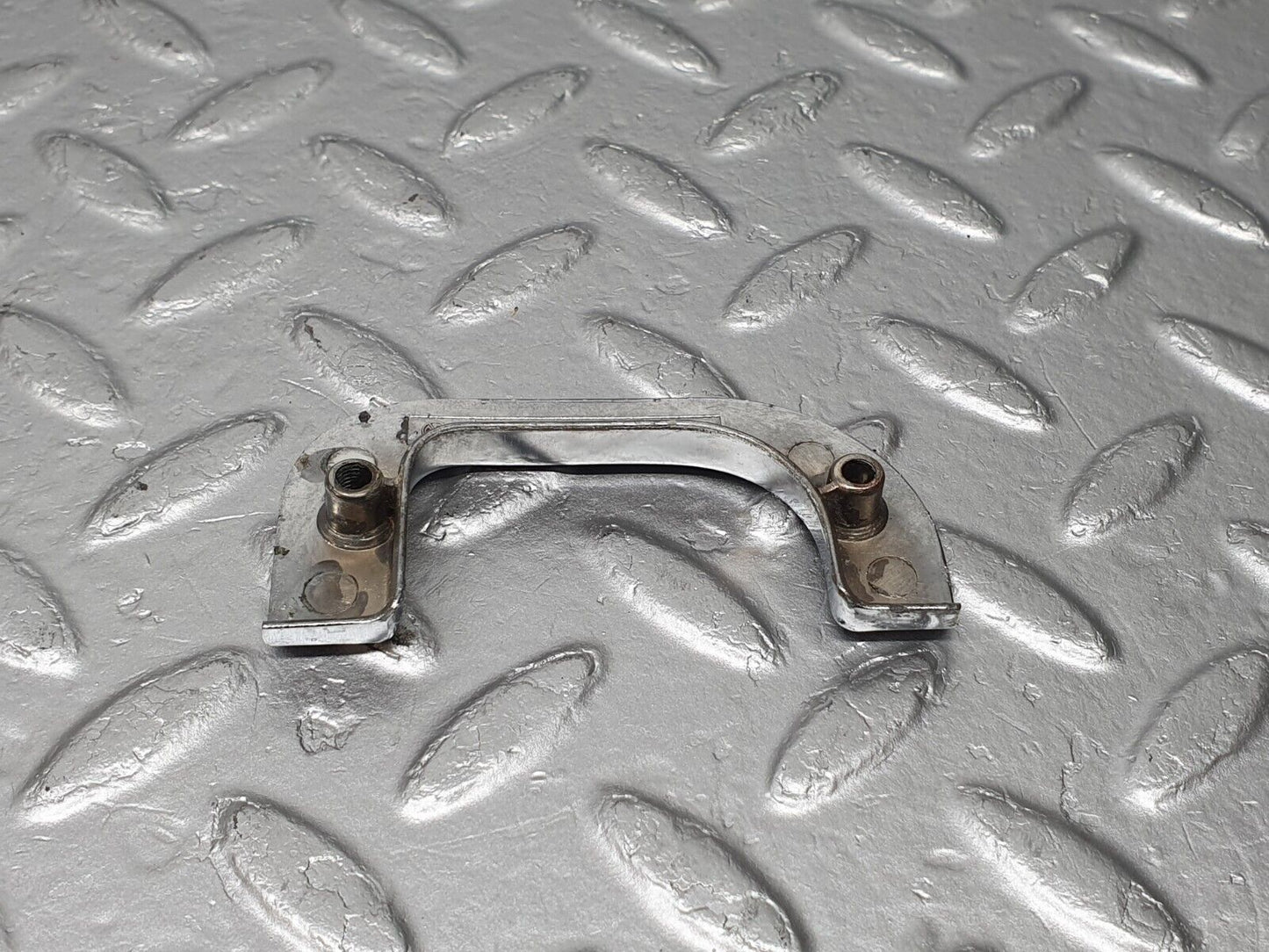 40764 Mercedes-Benz W123 300D Interior Chrome Door Latch Trim Left 1237230124