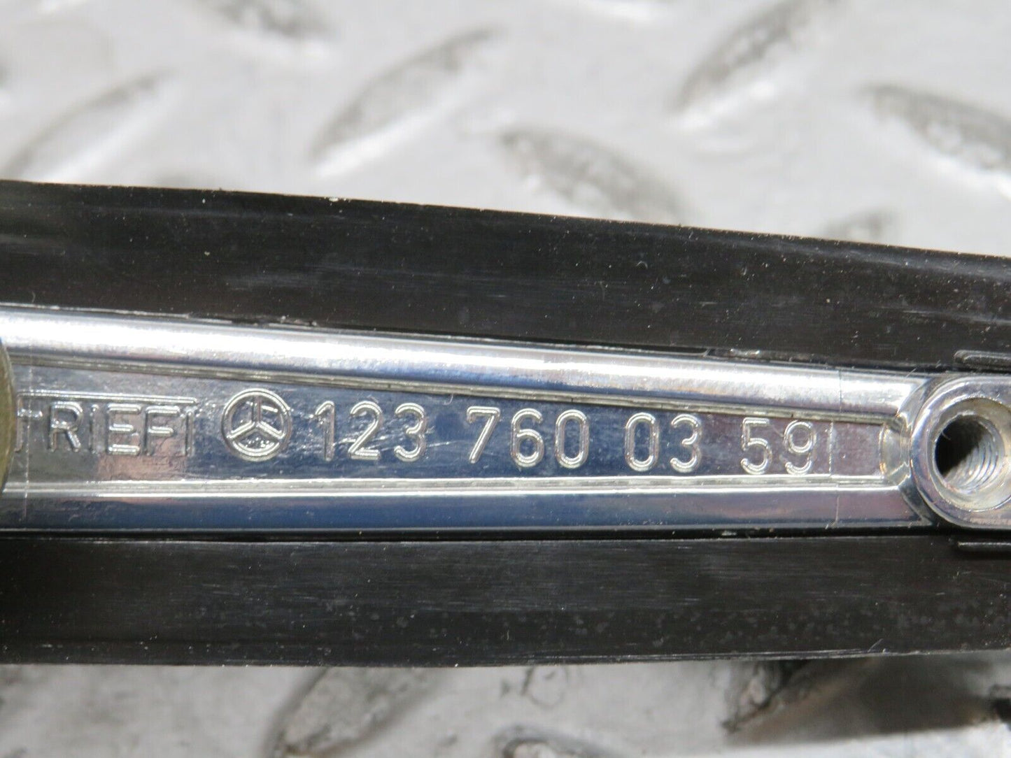 28900 Mercedes-Benz W123 280E Rear Exterior Chrome Handle 1237600359