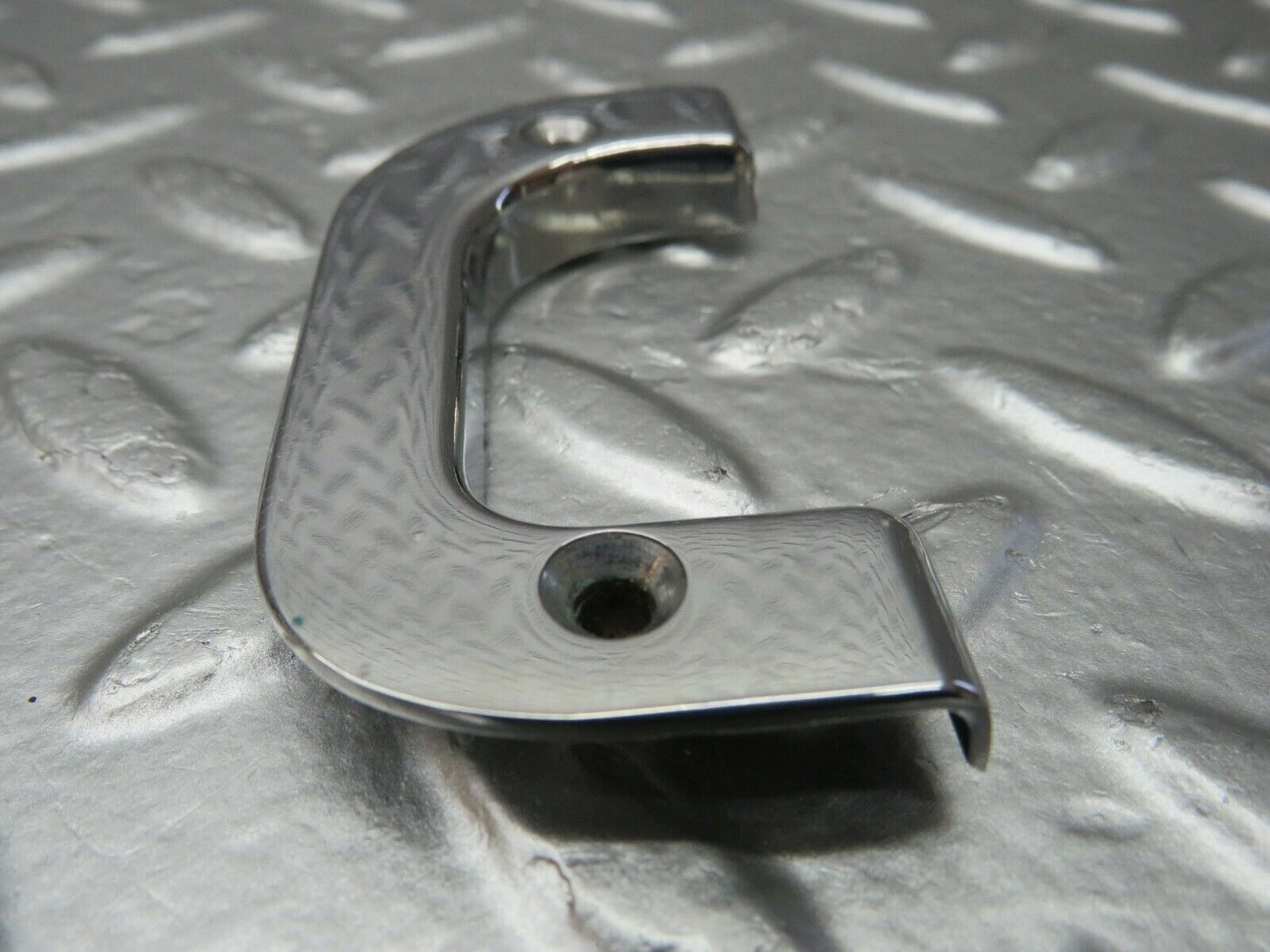 23992 Mercedes-Benz W123 280E Right Interior Chrome Door Latch Trim 1237230224
