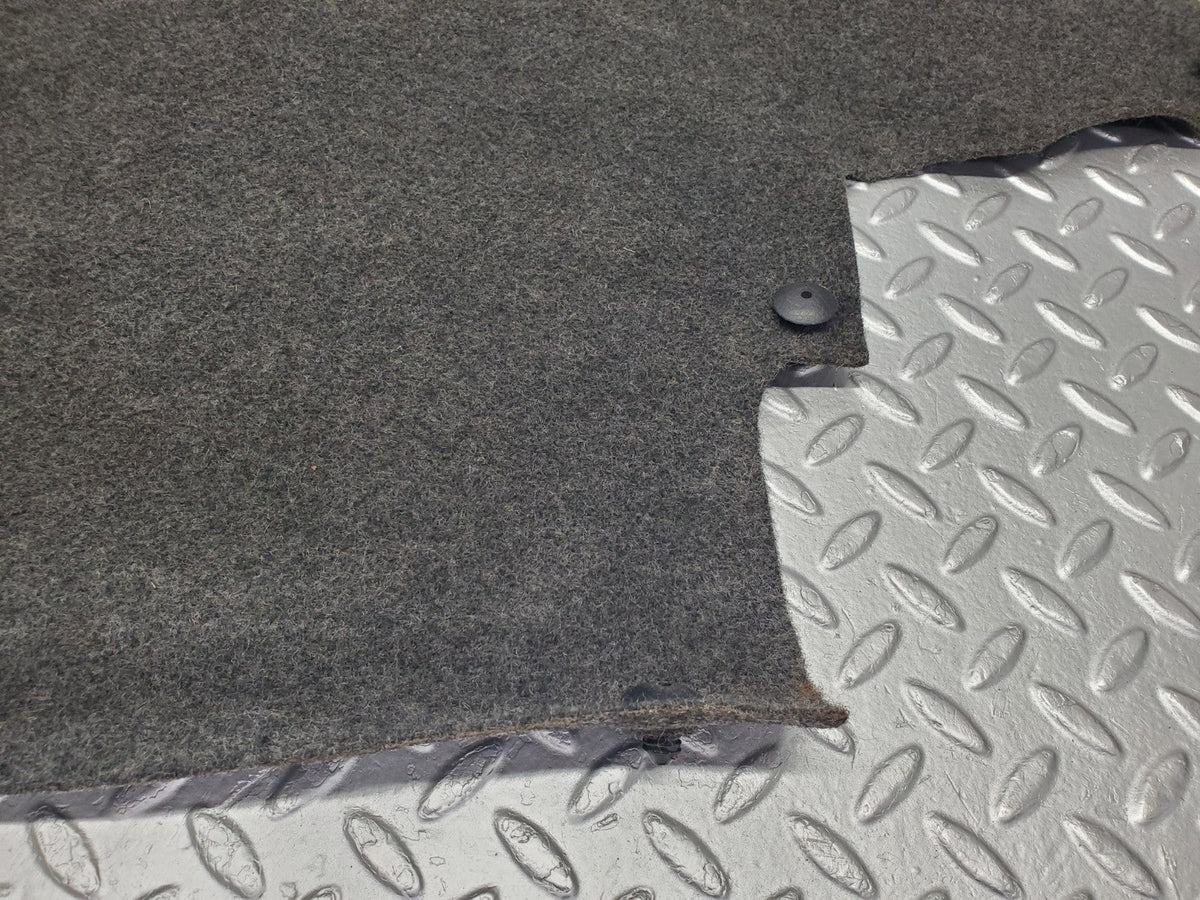 W201 Baby Benz fuel tank cover carpet grey used OEM