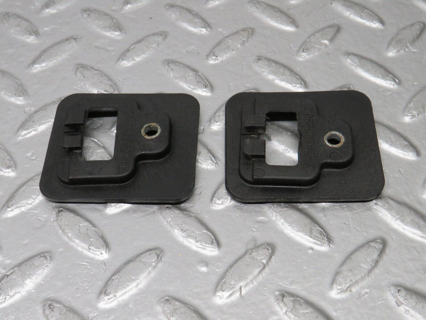 38346 Mercedes-Benz R129 280SL Coupe Roof Lock Cover Trim Pair 1296901130 1296901230