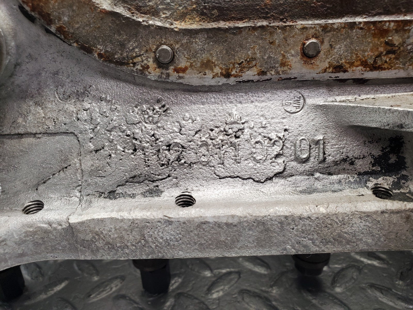 W112 engine block used OEM