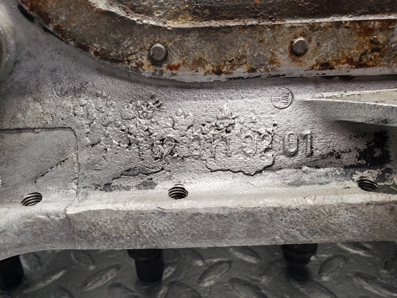 W112 engine block used OEM