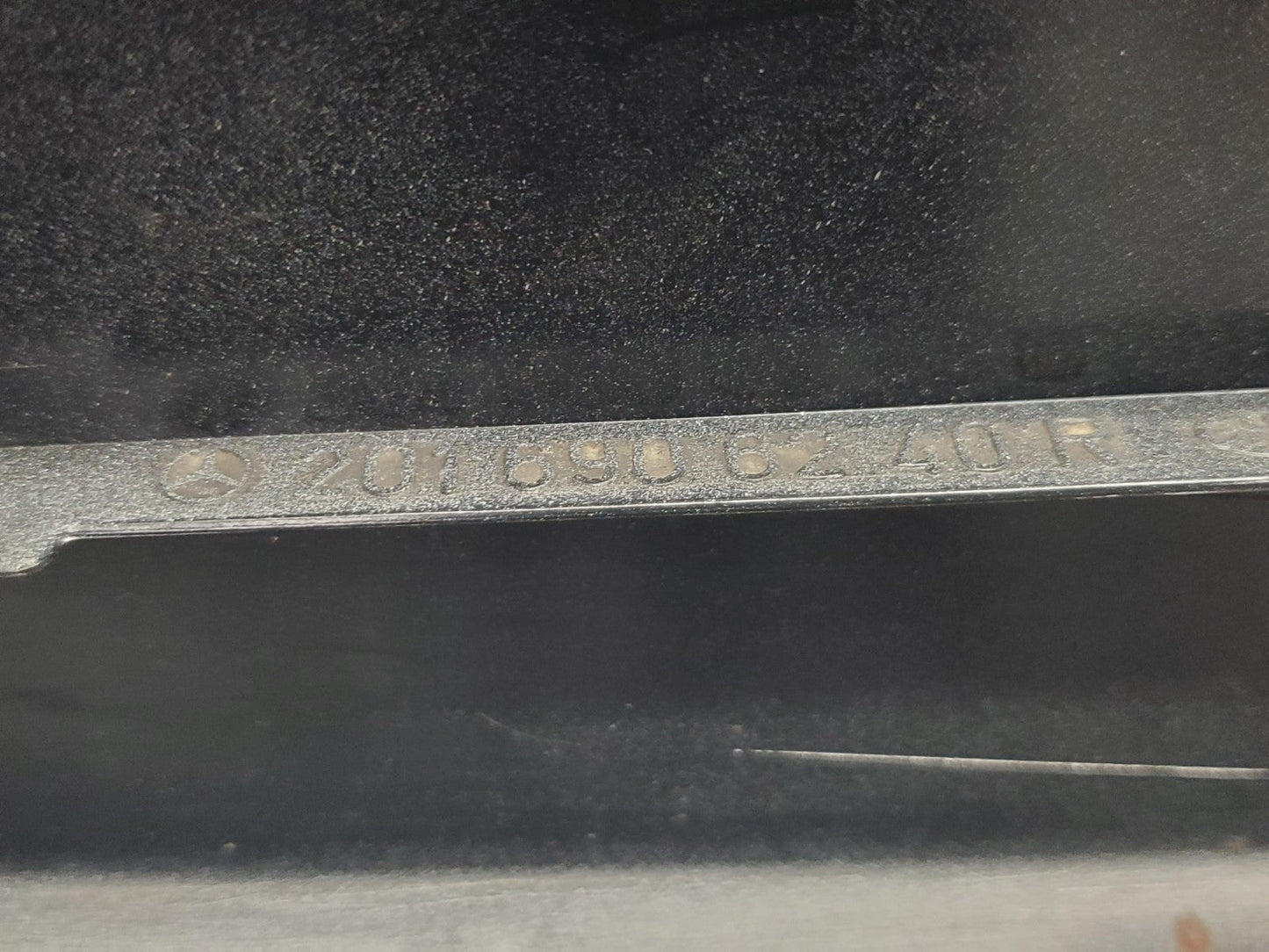 W201 Baby Benz rear right fender wing moulding trim used OEM