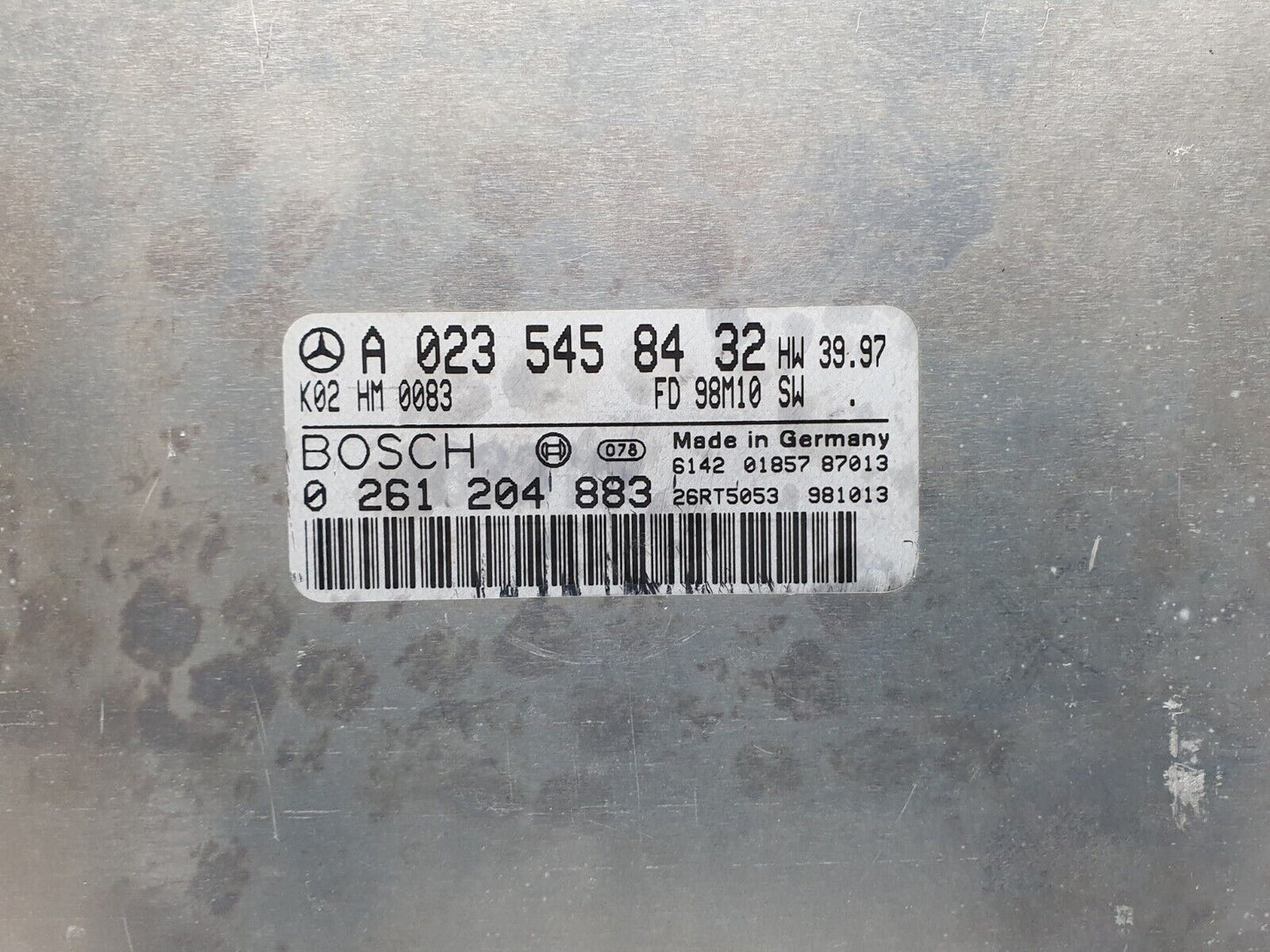 41927 Mercedes-Benz W202 C200 Engine Control Unit ECU Bosch 0235458432