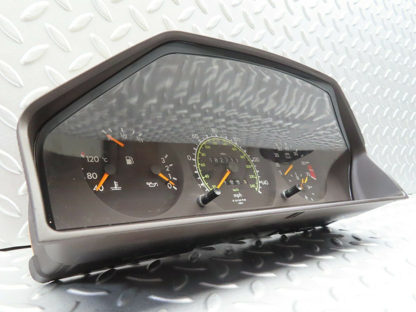 6558 Mercedes-Benz S124 E220 Wagon Instrument Cluster 1244401347