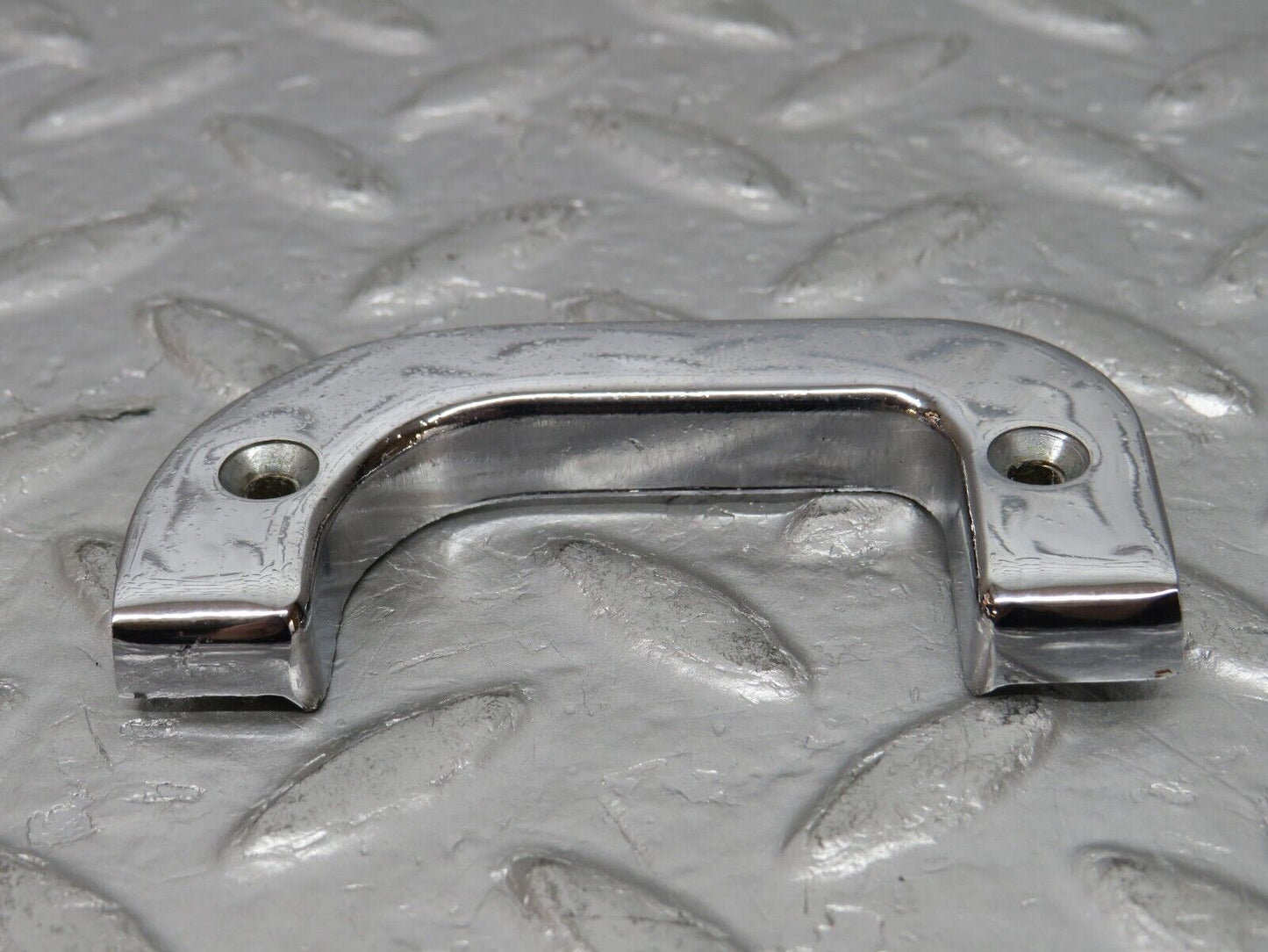30998 Mercedes-Benz W123 200D Left Interior Chrome Door Latch Trim 1237230124