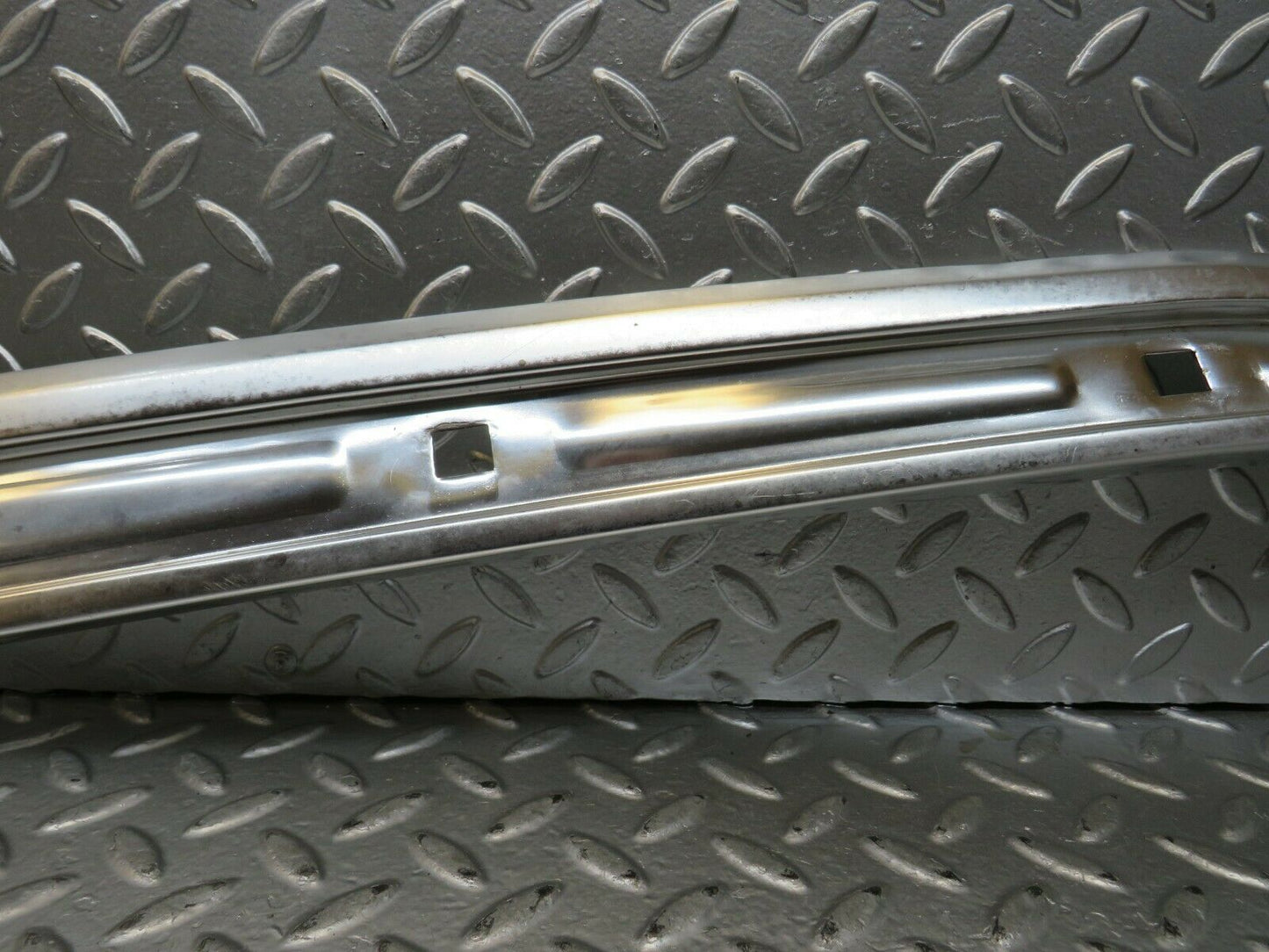 23367 Mercedes-Benz W116 350SE A Pillar Chrome Moulding Trim Left Side