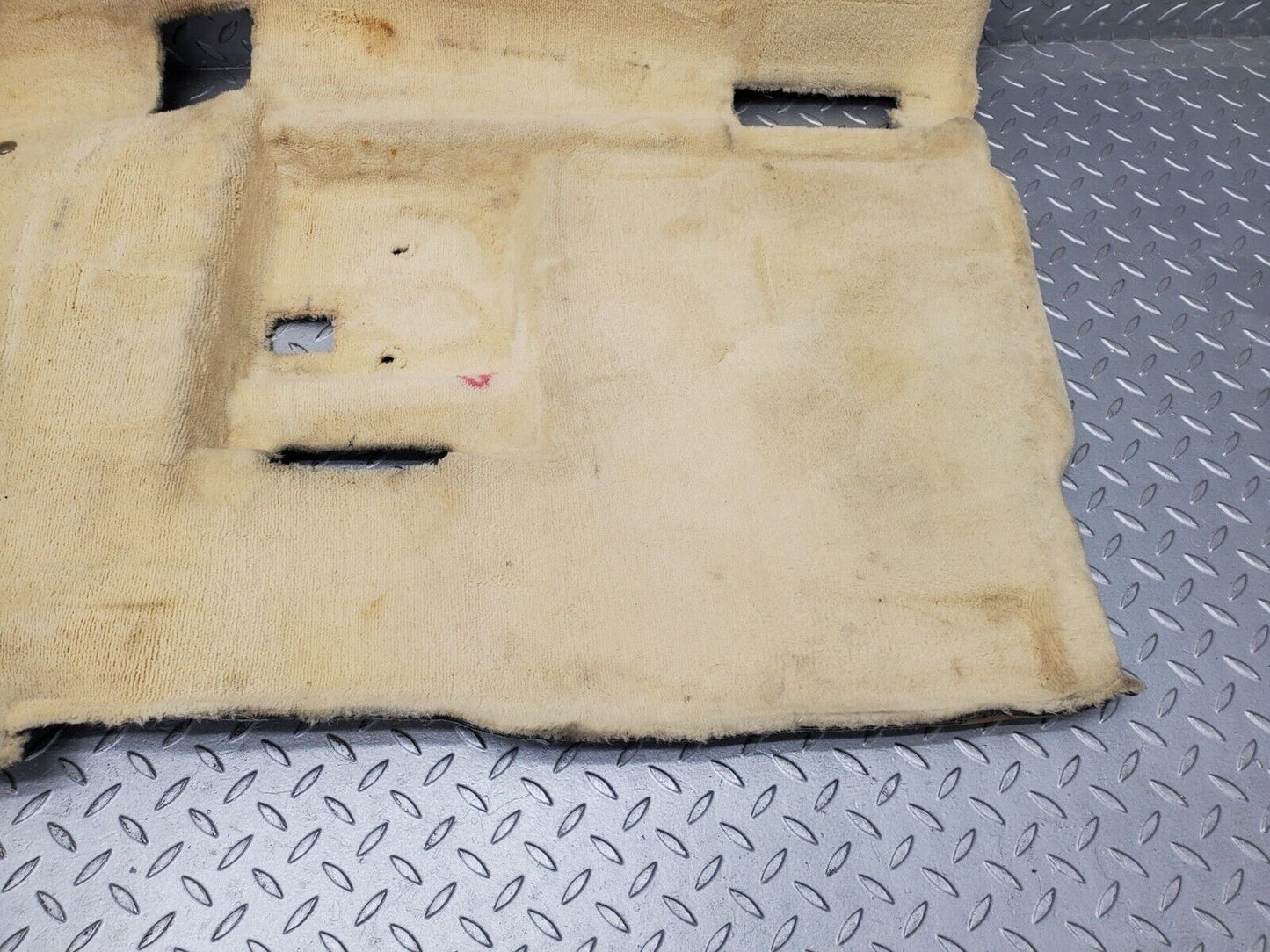 46983 Mercedes-Benz R129 320SL Coupe Front Left Floor Carpet Beige 1296801340