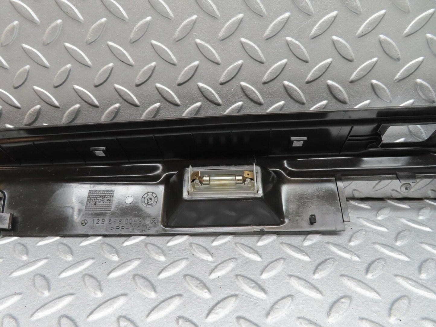 11862 Mercedes-Benz R129 300SL Coupe Boot Lock Cover Trim 1296980089