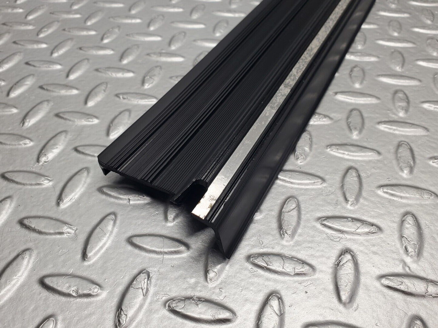 46330 Mercedes-Benz C123 280CE Coupe Door Sill Trim Black Left Side