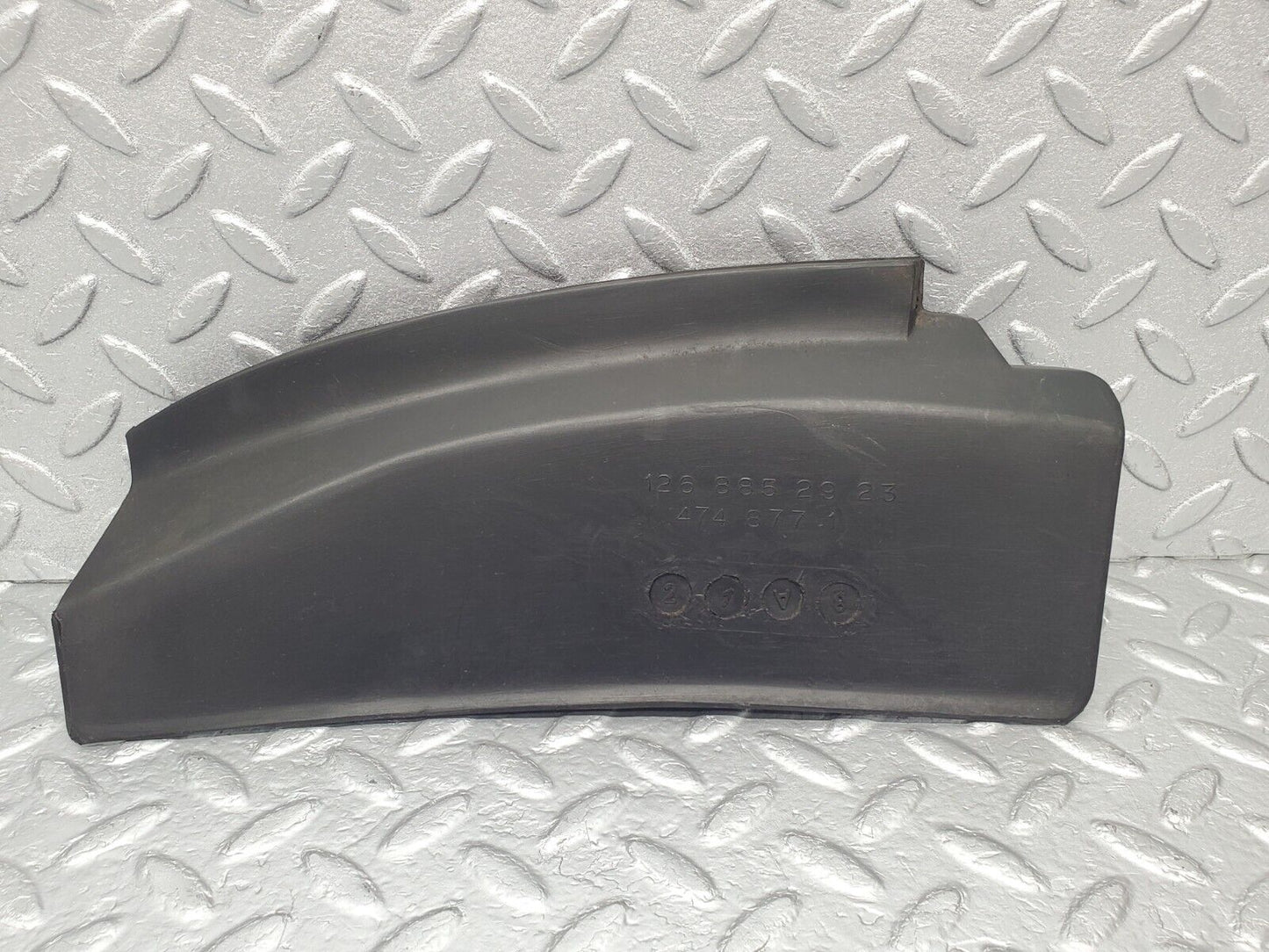 46085 Mercedes-Benz W126 420SE Rear Bumper Plastic Cover Left Side 1268852923