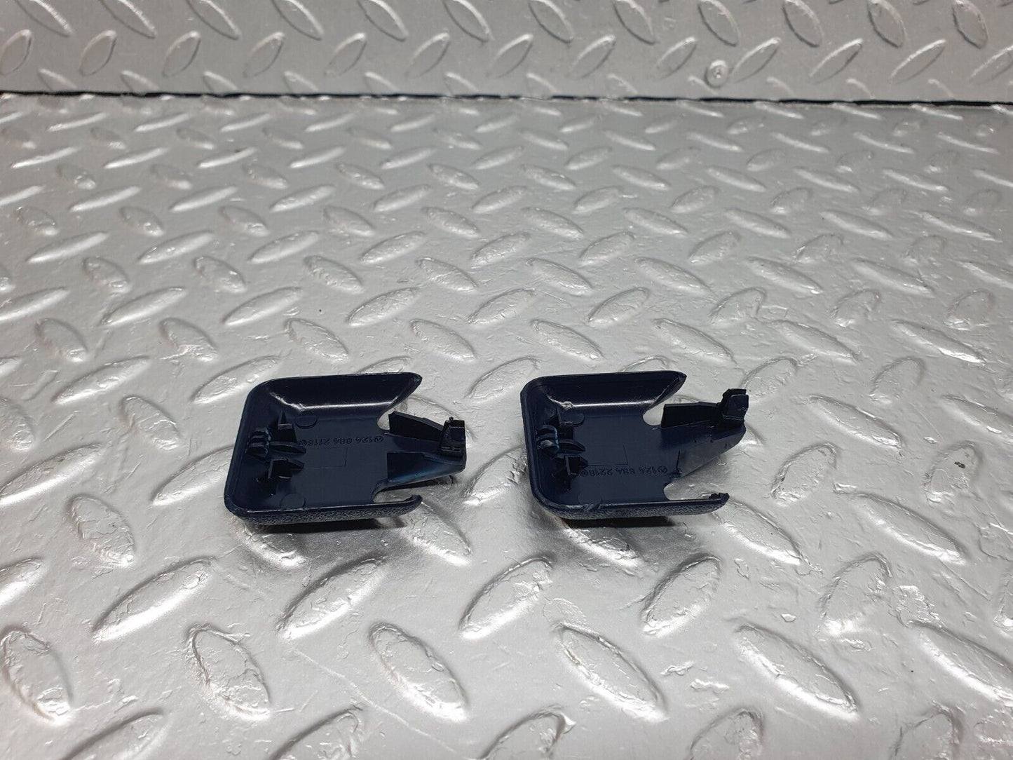 42905 Mercedes-Benz W201 190 2.0L Front Seat Rail Trim Cover Blue 1246842118 1246842218