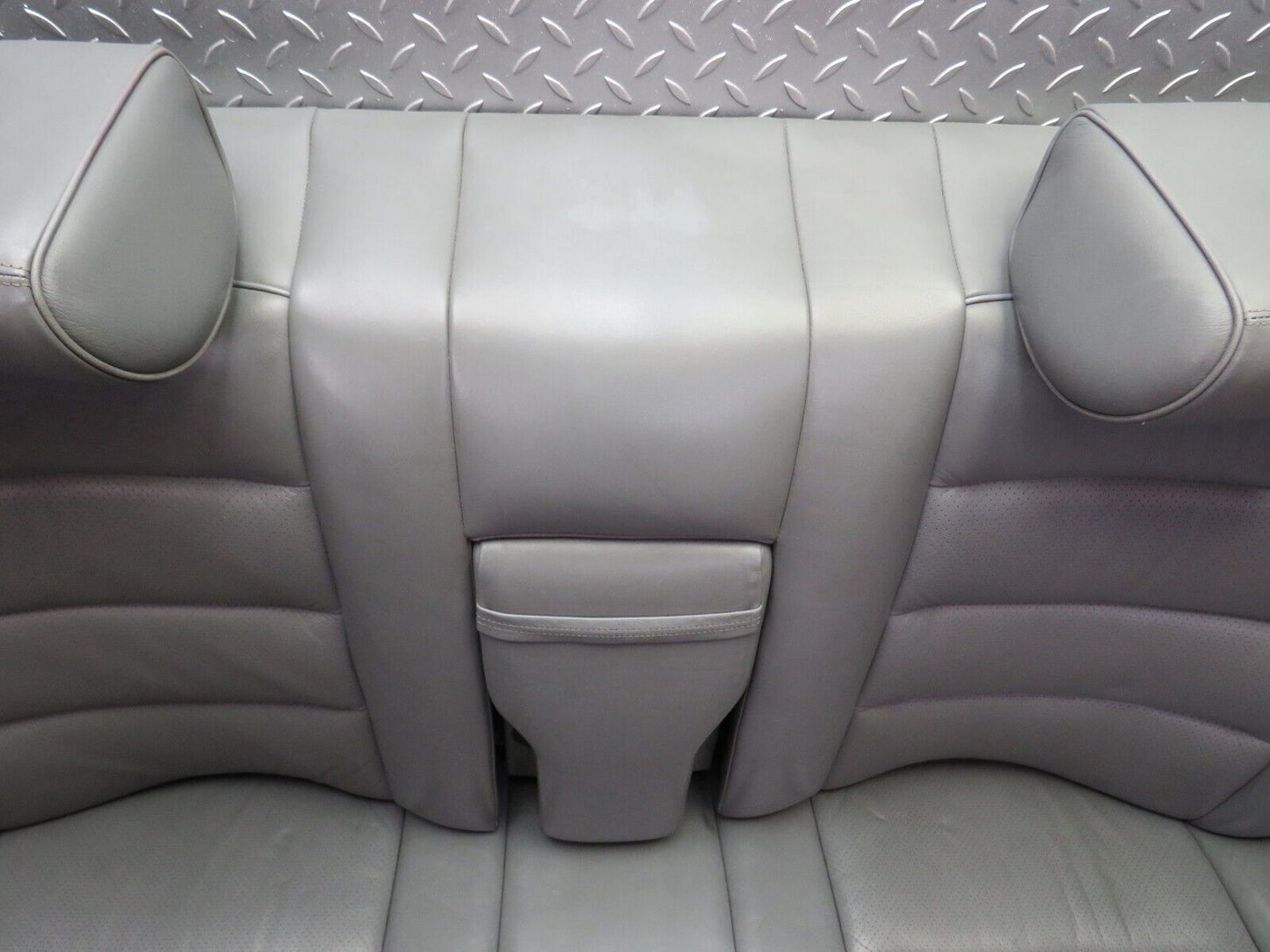 42911 Mercedes-Benz W126 420SE Rear Seat Leather Grey 1269202750 1269202716