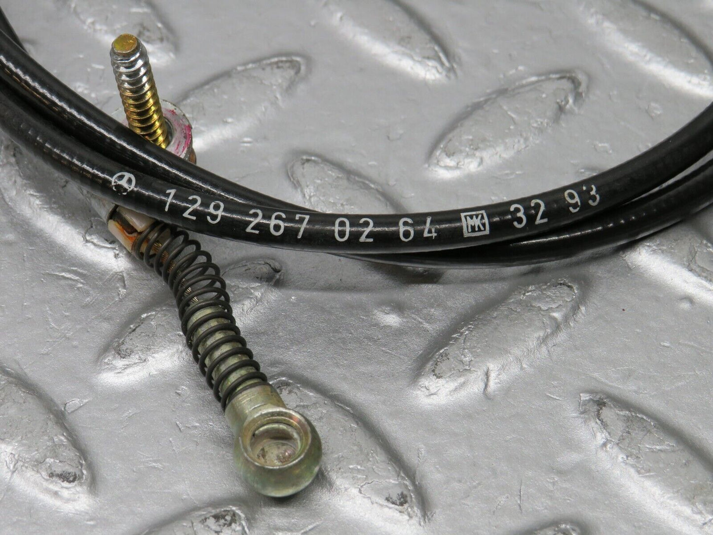 38474 Mercedes-Benz R129 280SL Coupe Steering Lock Transmission Lockout Cable 1292670264