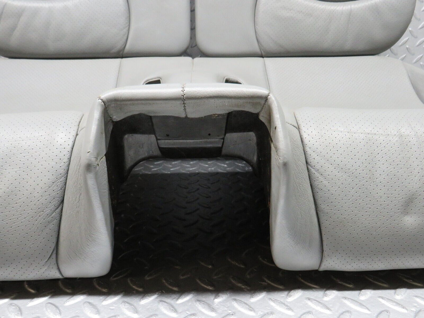 39810 Mercedes-Benz R129 320SL Coupe Rear Seat Grey Leather 1299220101 129920021