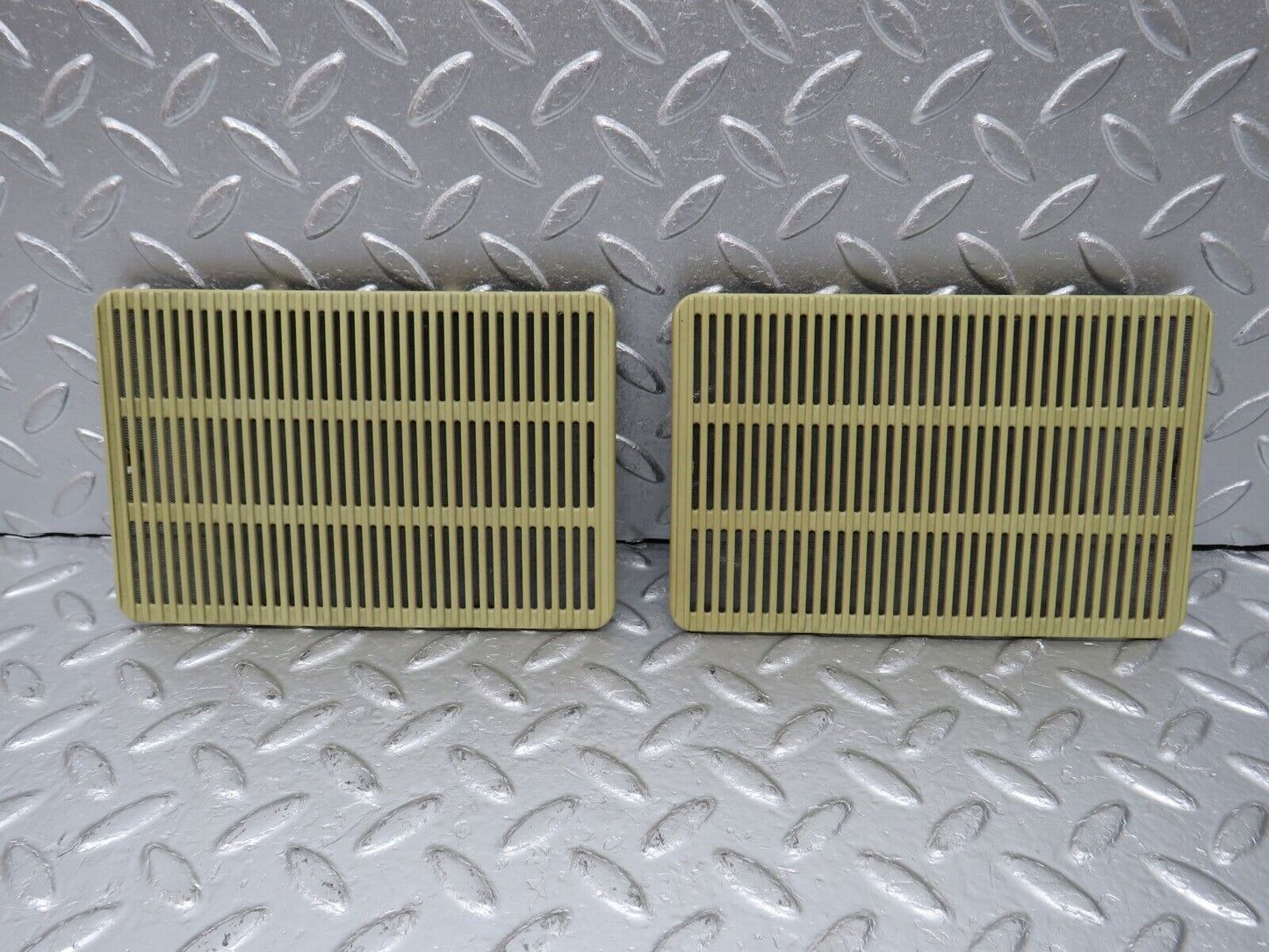 34375 Mercedes-Benz C126 380SEC Coupe Parcel Shelf Speaker Cover Pair