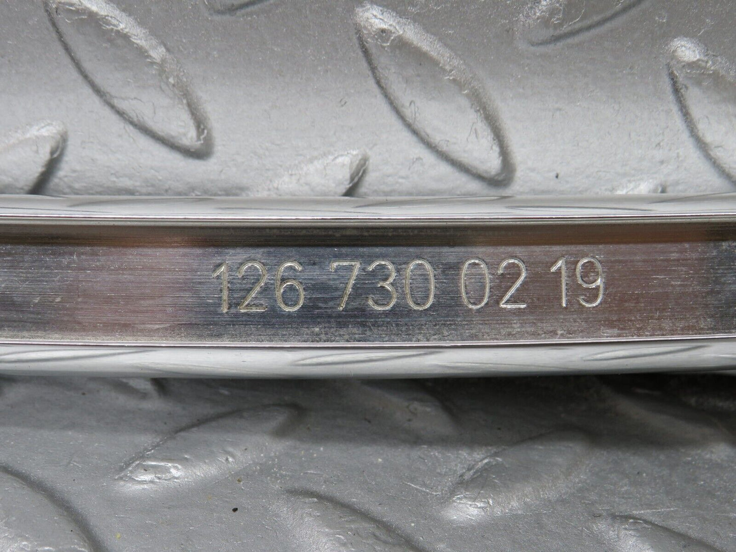 36218 Mercedes-Benz W126 420SE Rear Right Chrome Window Channel 1267300219