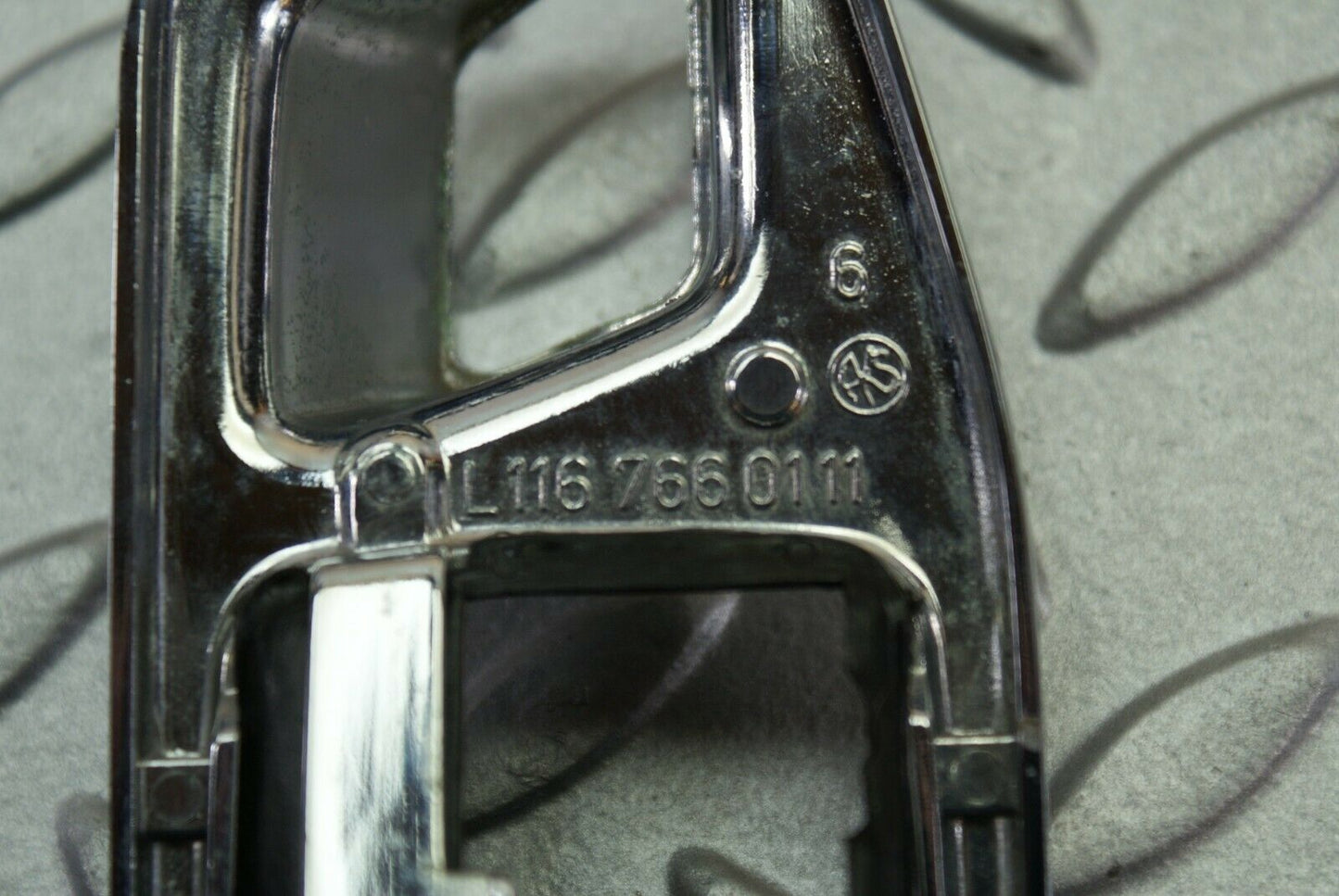 2753 Mercedes-Benz C123 280CE Coupe Chrome Frame For Door Opener Left 1167660111