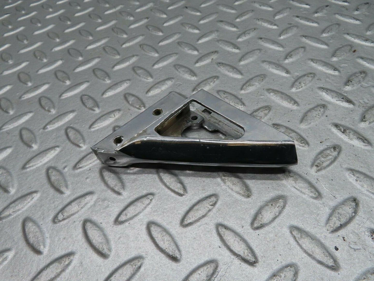 16623 Mercedes-Benz C107 380SLC Right Wing Mirror Triangle Chrome Bracket