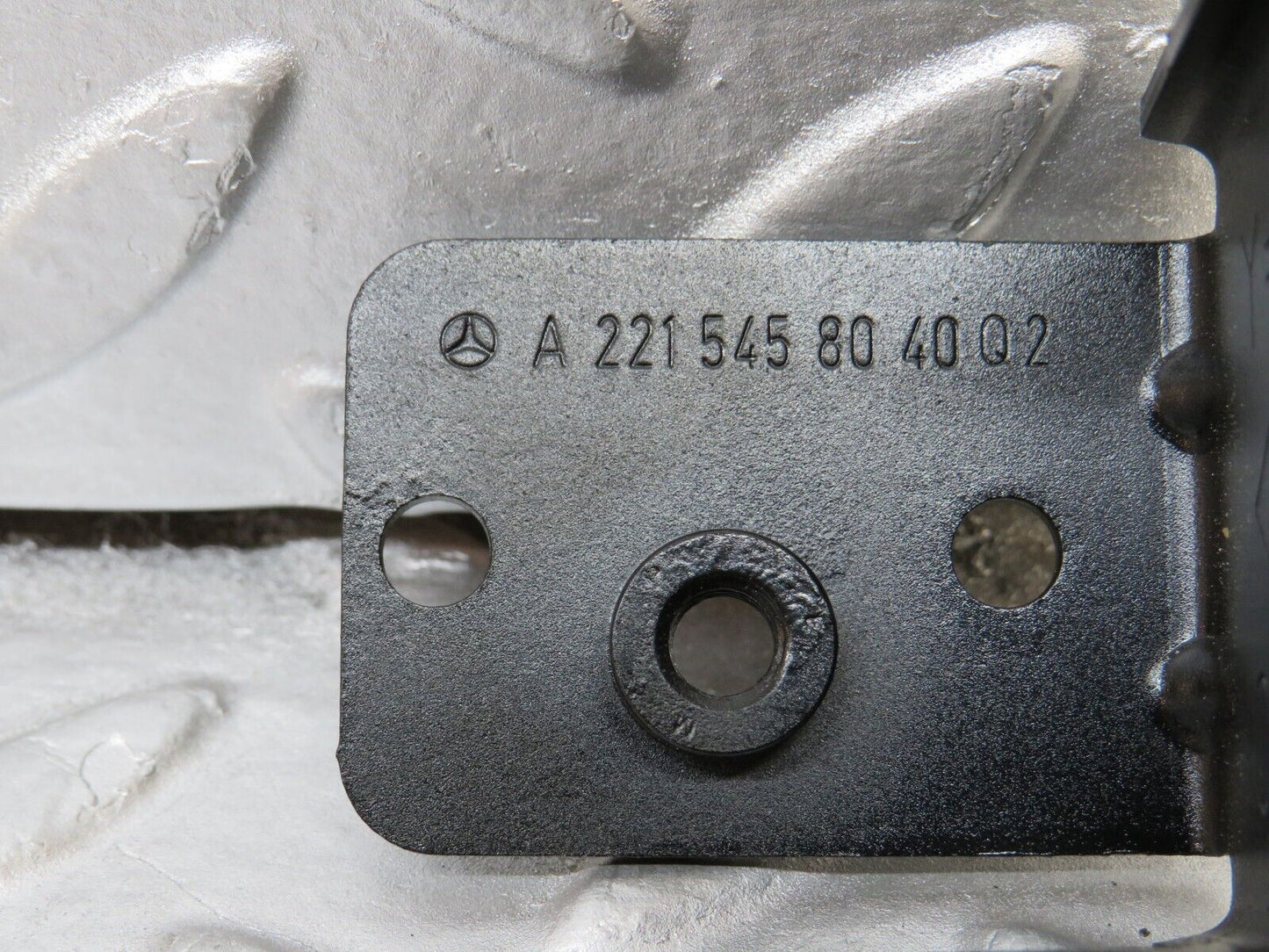 35170 Mercedes-Benz W221 Engine Bay Crash Sensor Bracket 2x 2215458040